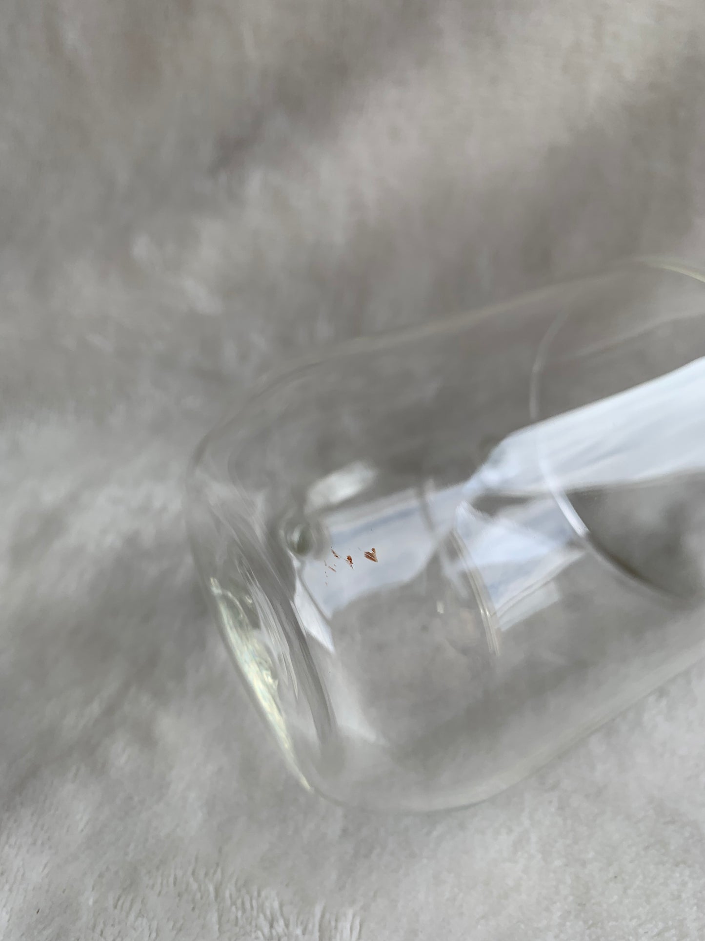Théière & tasse en verre fin transparent