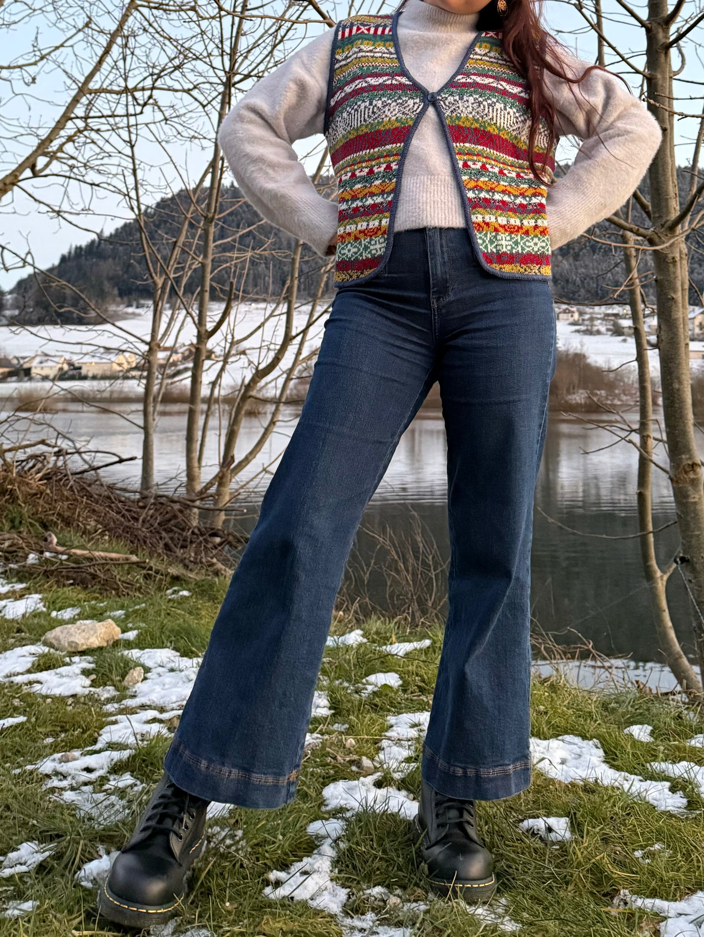 Gilet sans manches coloré T.M