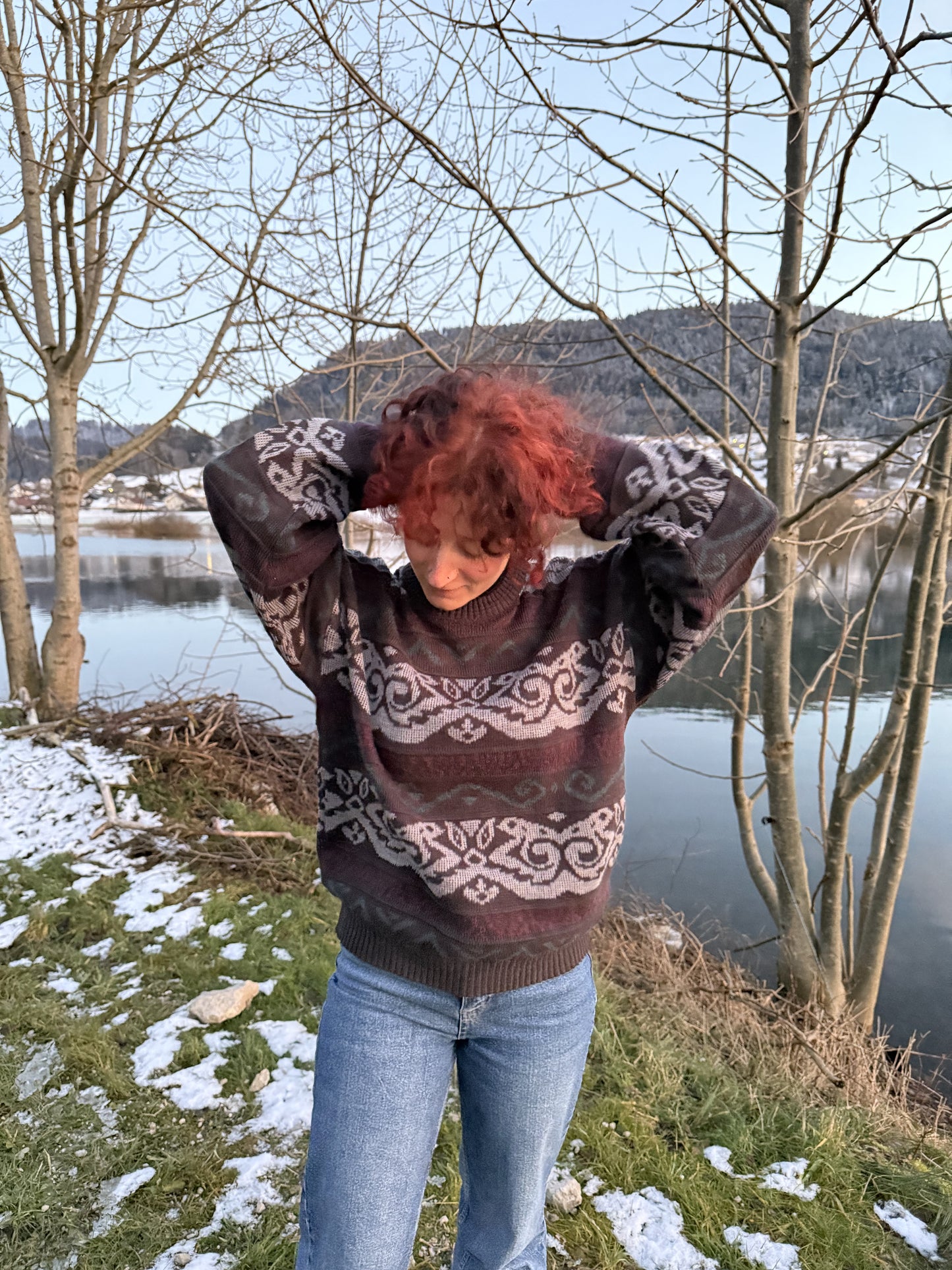 Pull d'hiver vintage Devred 1902 T. L