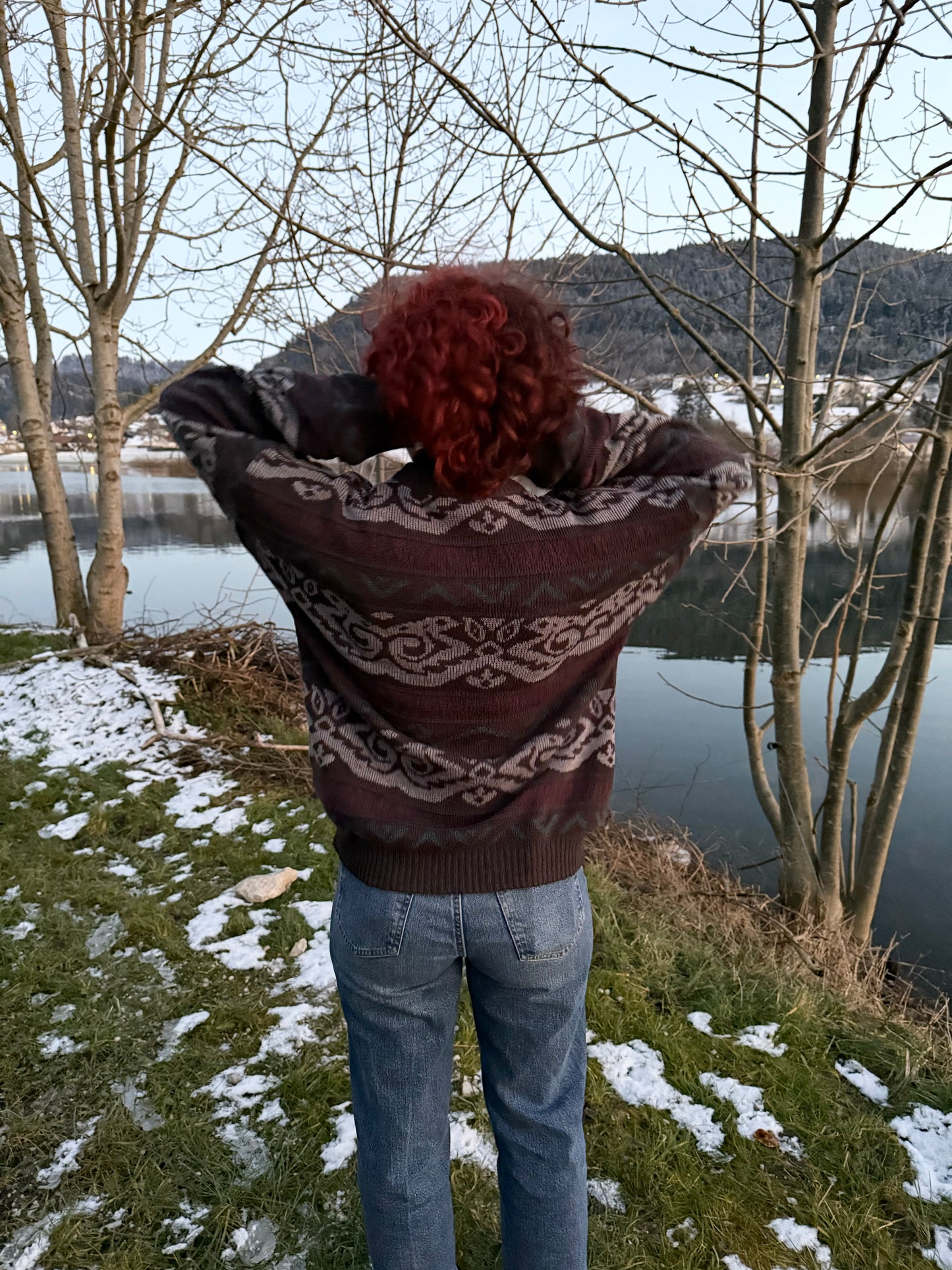 Pull d'hiver vintage Devred 1902 T. L