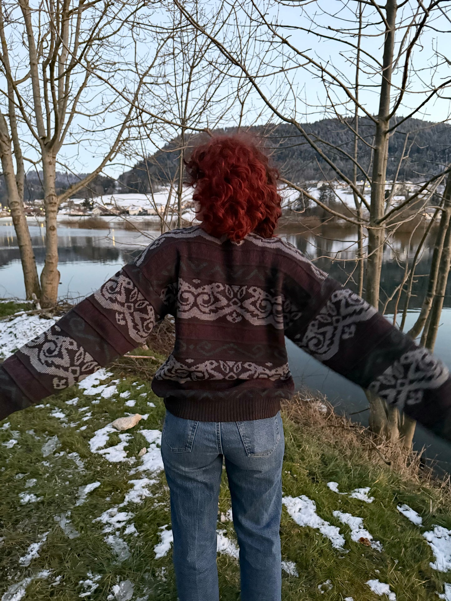 Pull d'hiver vintage Devred 1902 T. L