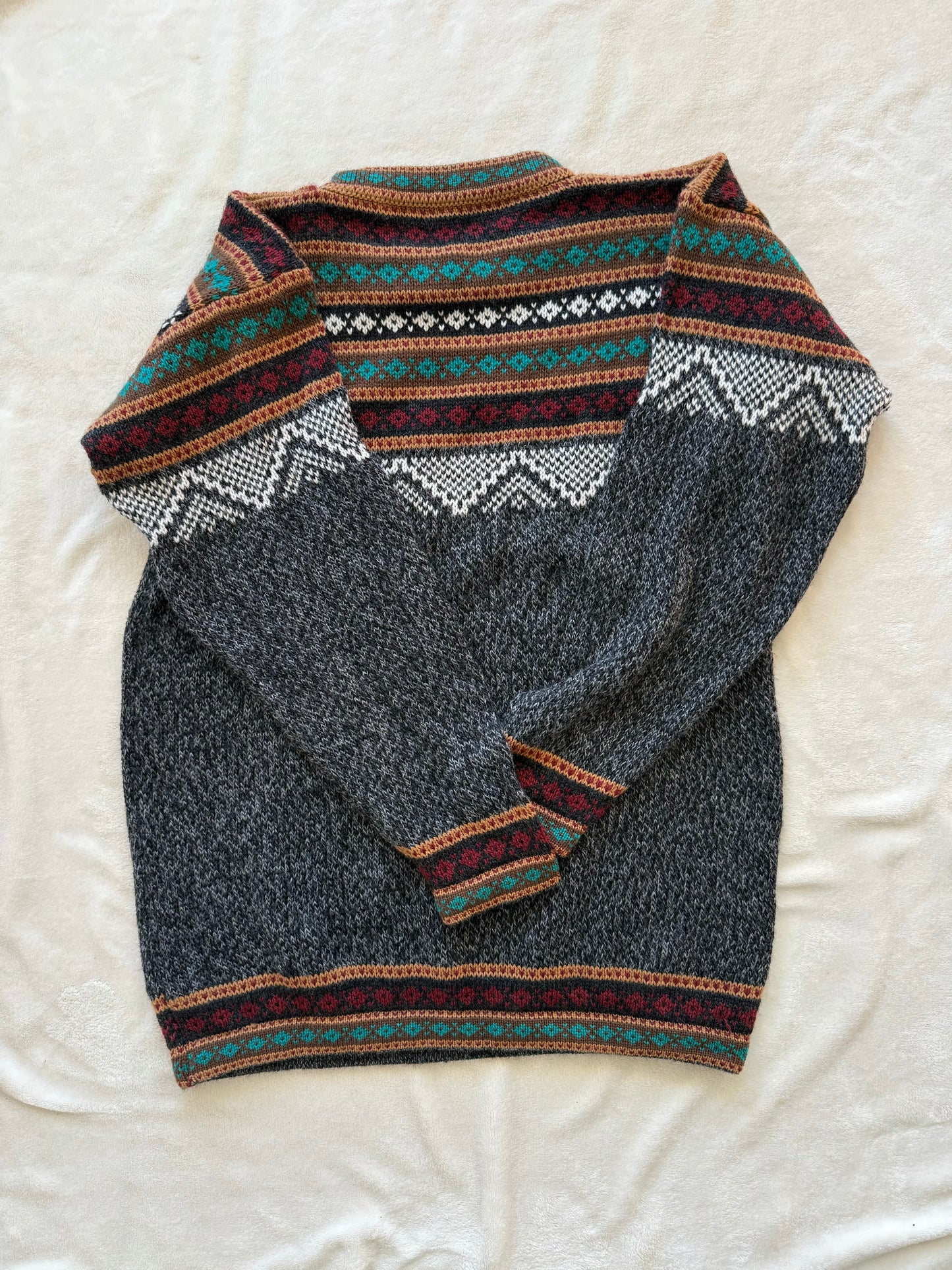 Pull d'hiver doux à motifs T.S-M