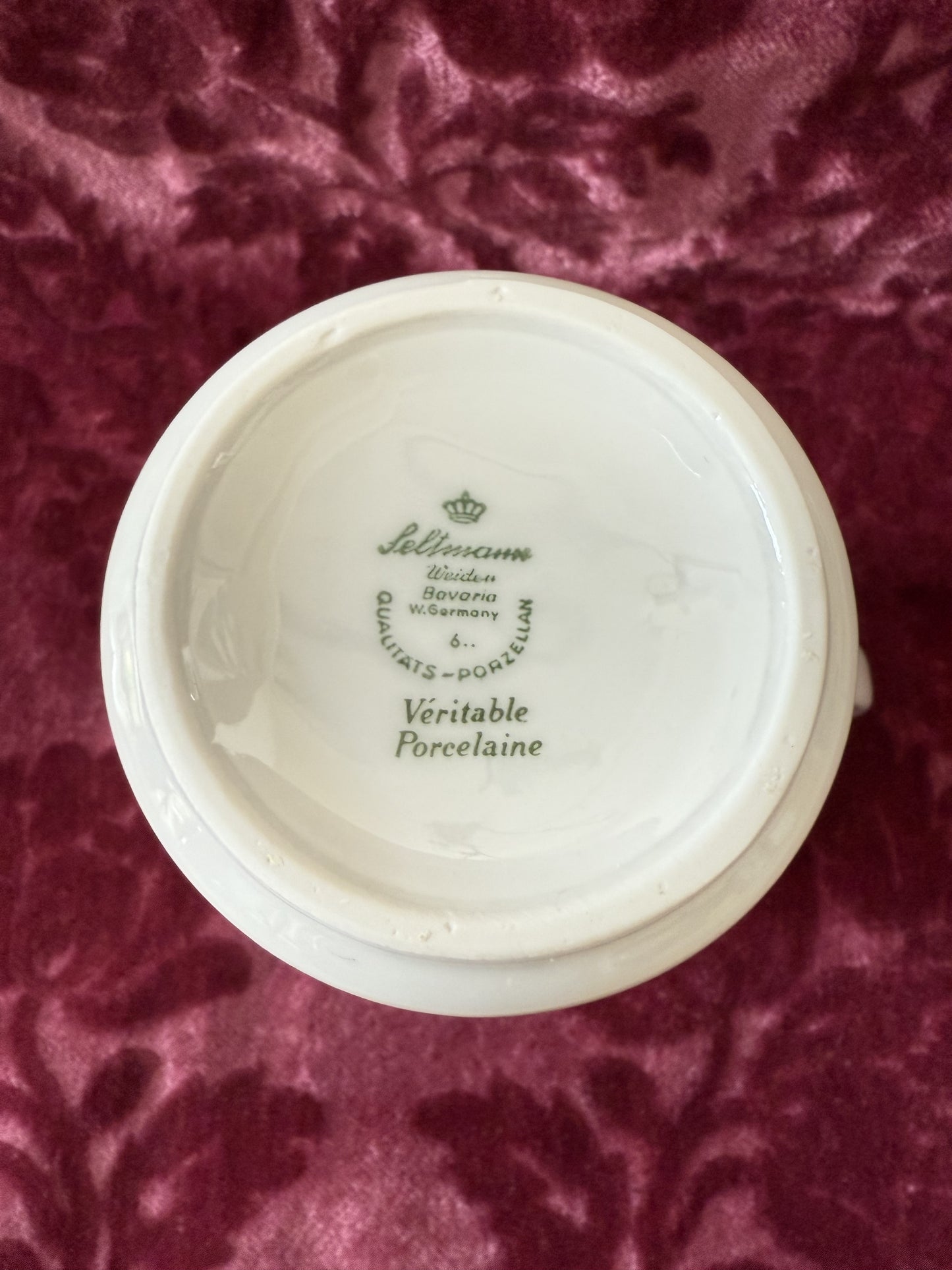 Pot à lait / crème en porcelaine Seltmann Weiden