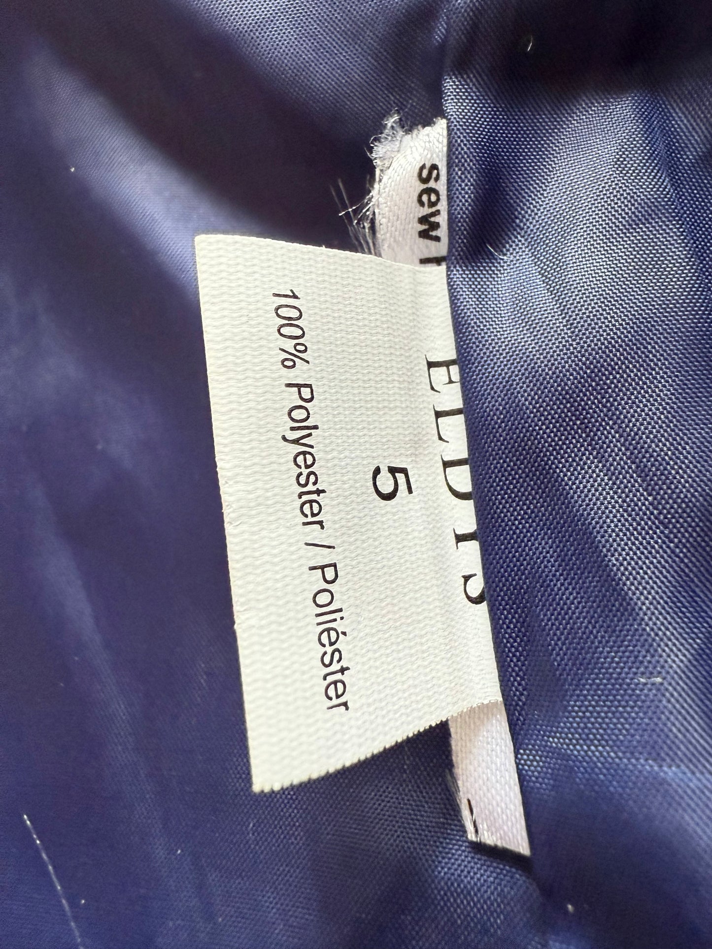 Doudoune bleue sans manches T.6-8 ans