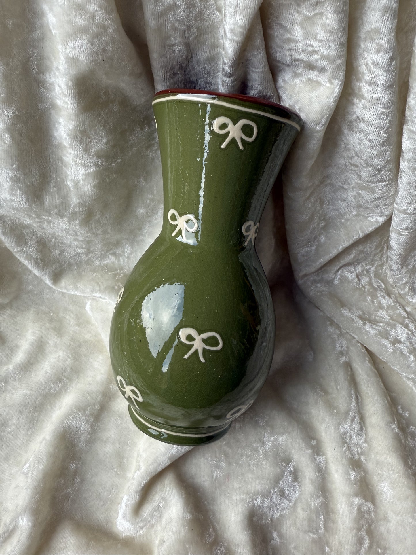Vase en terre cuite petits noeuds