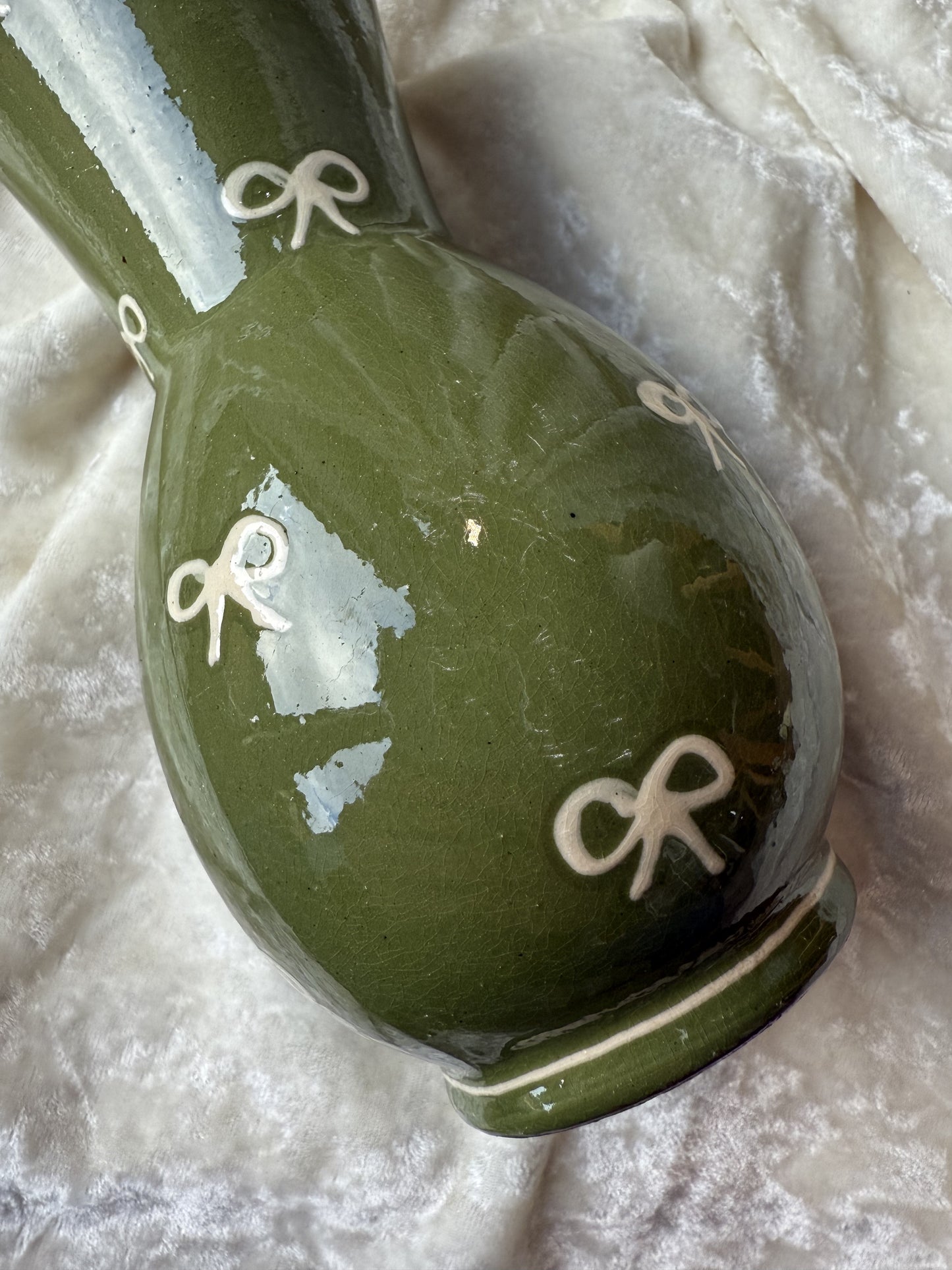 Vase en terre cuite petits noeuds