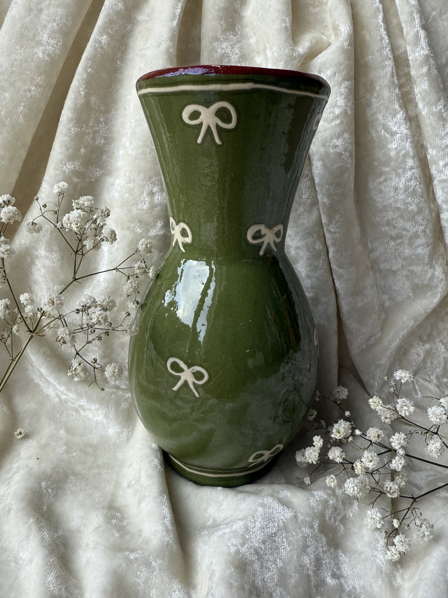 Vase en terre cuite petits noeuds