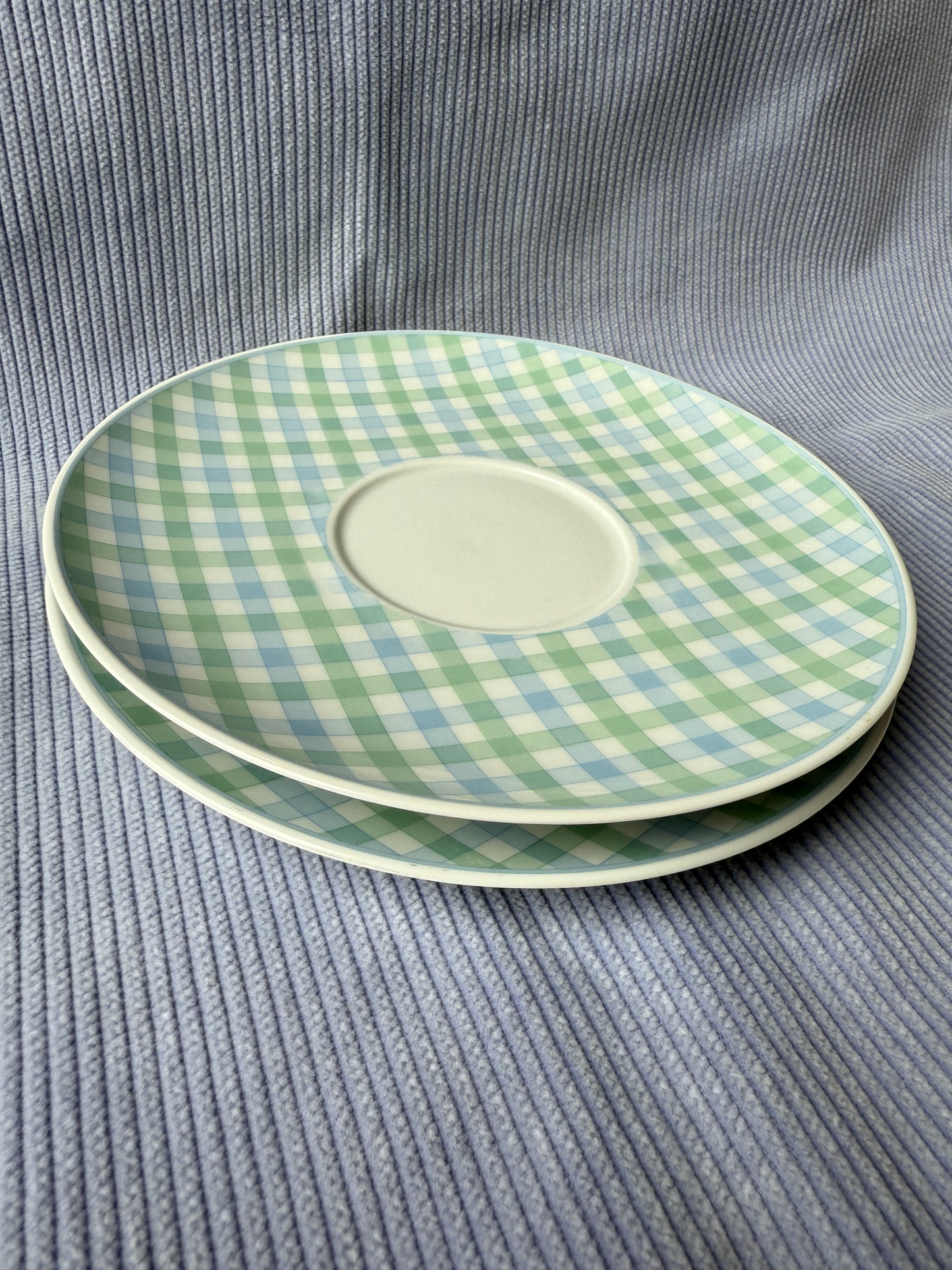 Deux petites assiettes à dessert Printemps