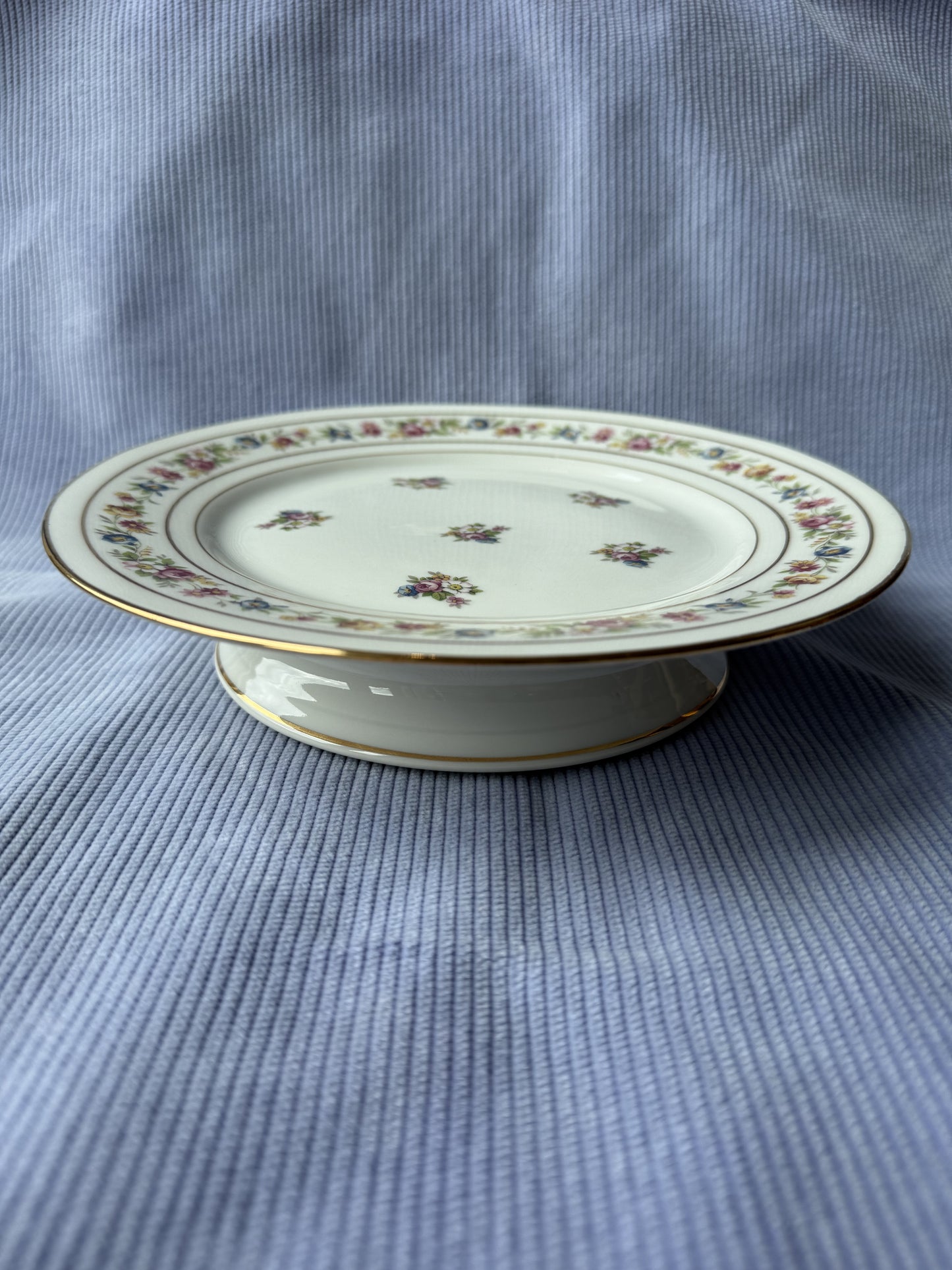 Plat à gâteaux Limoges Porcelaines Pallas France