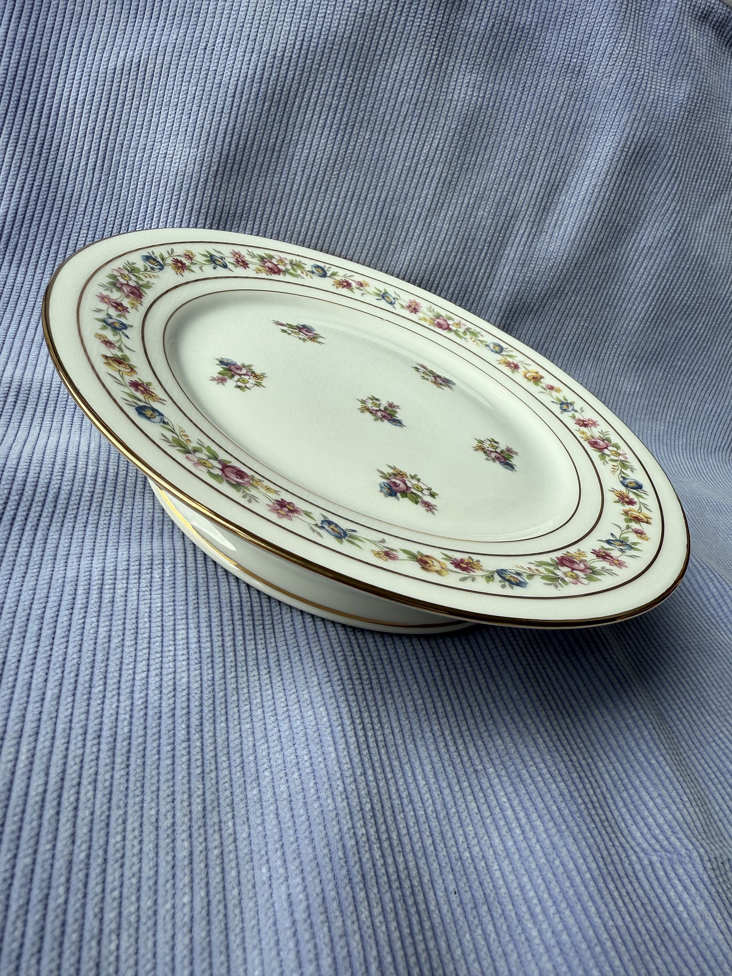 Plat à gâteaux Limoges Porcelaines Pallas France