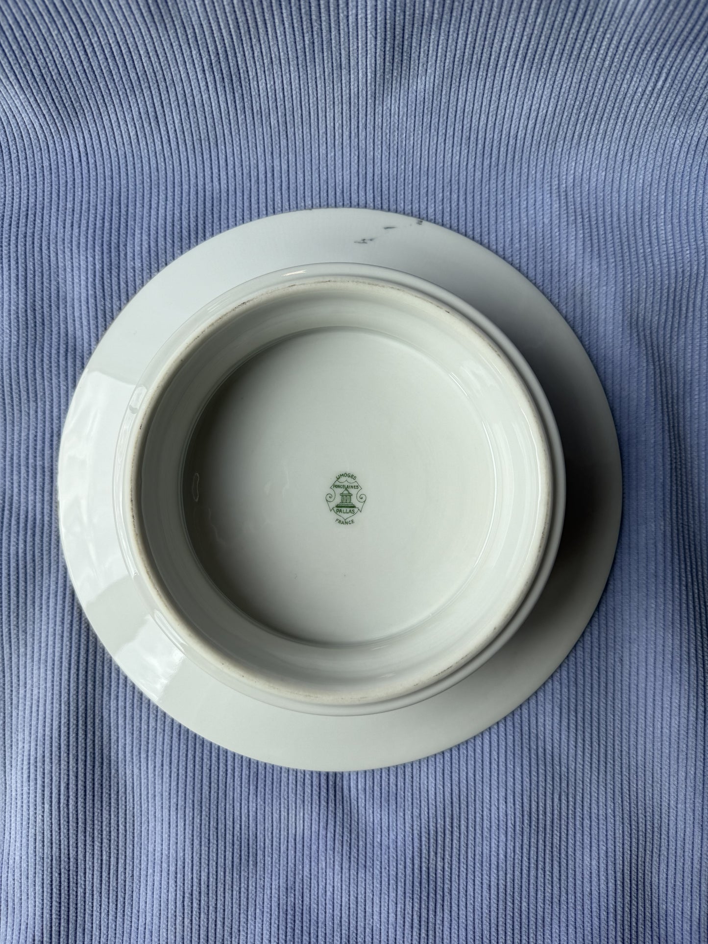 Plat à gâteaux Limoges Porcelaines Pallas France