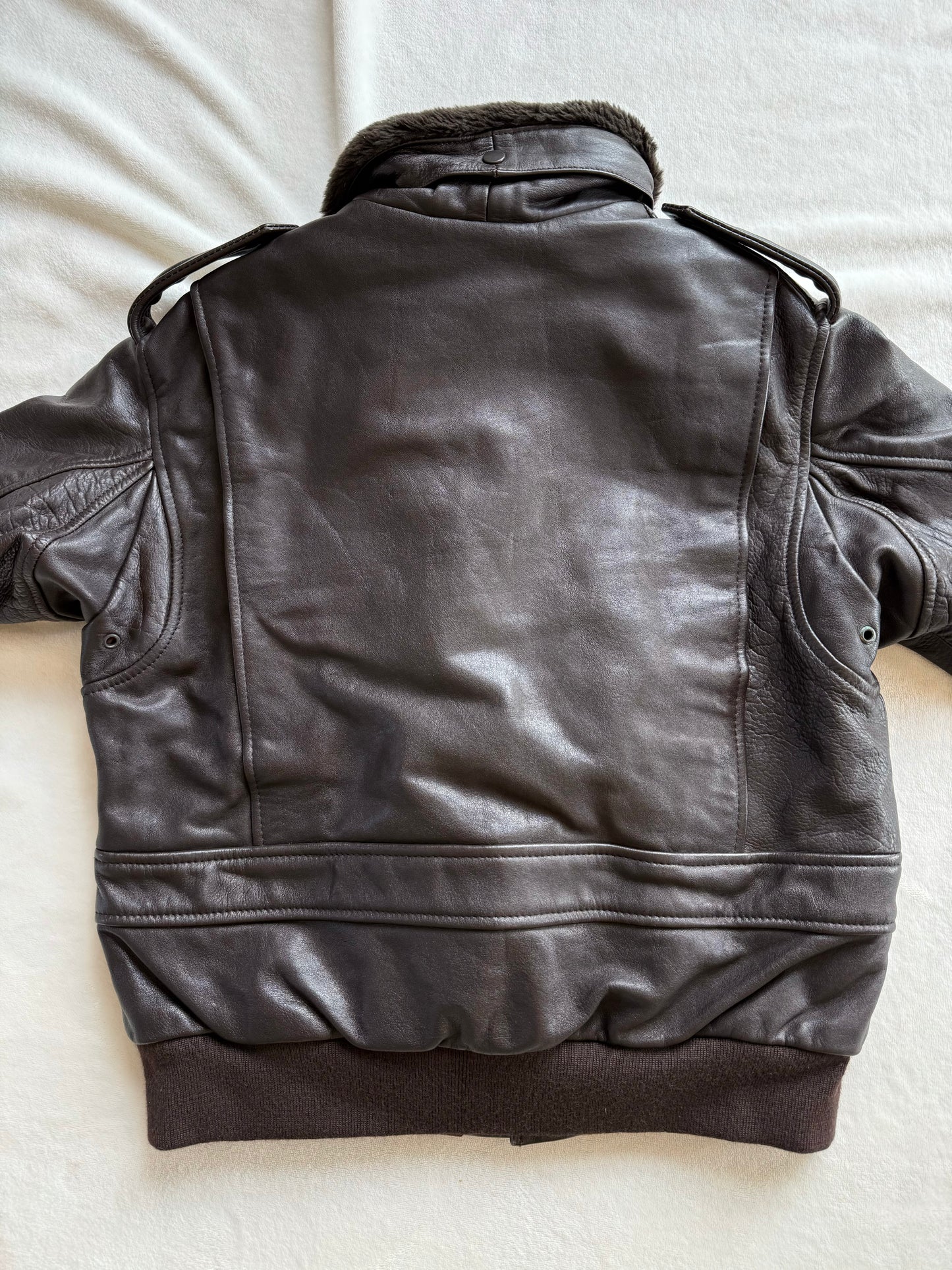 Blouson aviateur en cuir Arturo T.14 ans