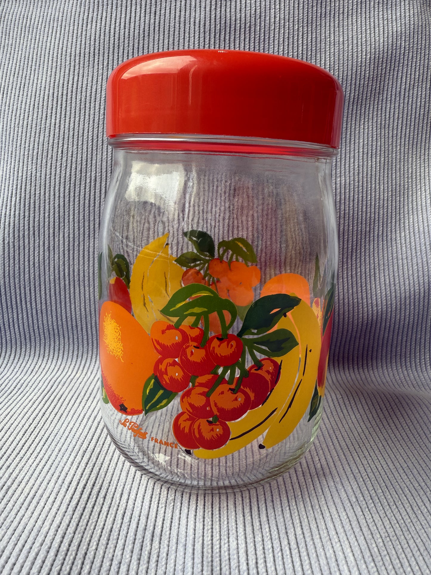 Bocal vintage en verre Le Parfait France