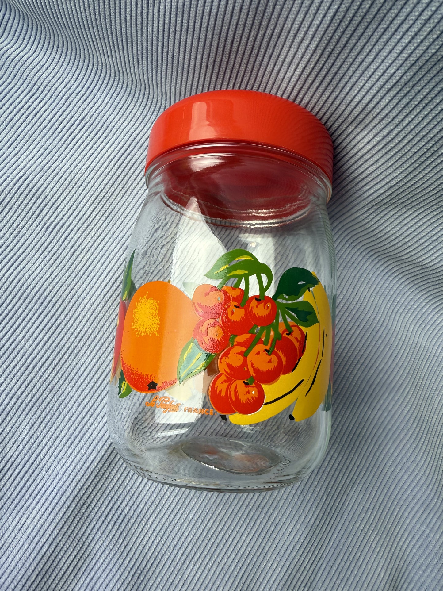 Bocal vintage en verre Le Parfait France