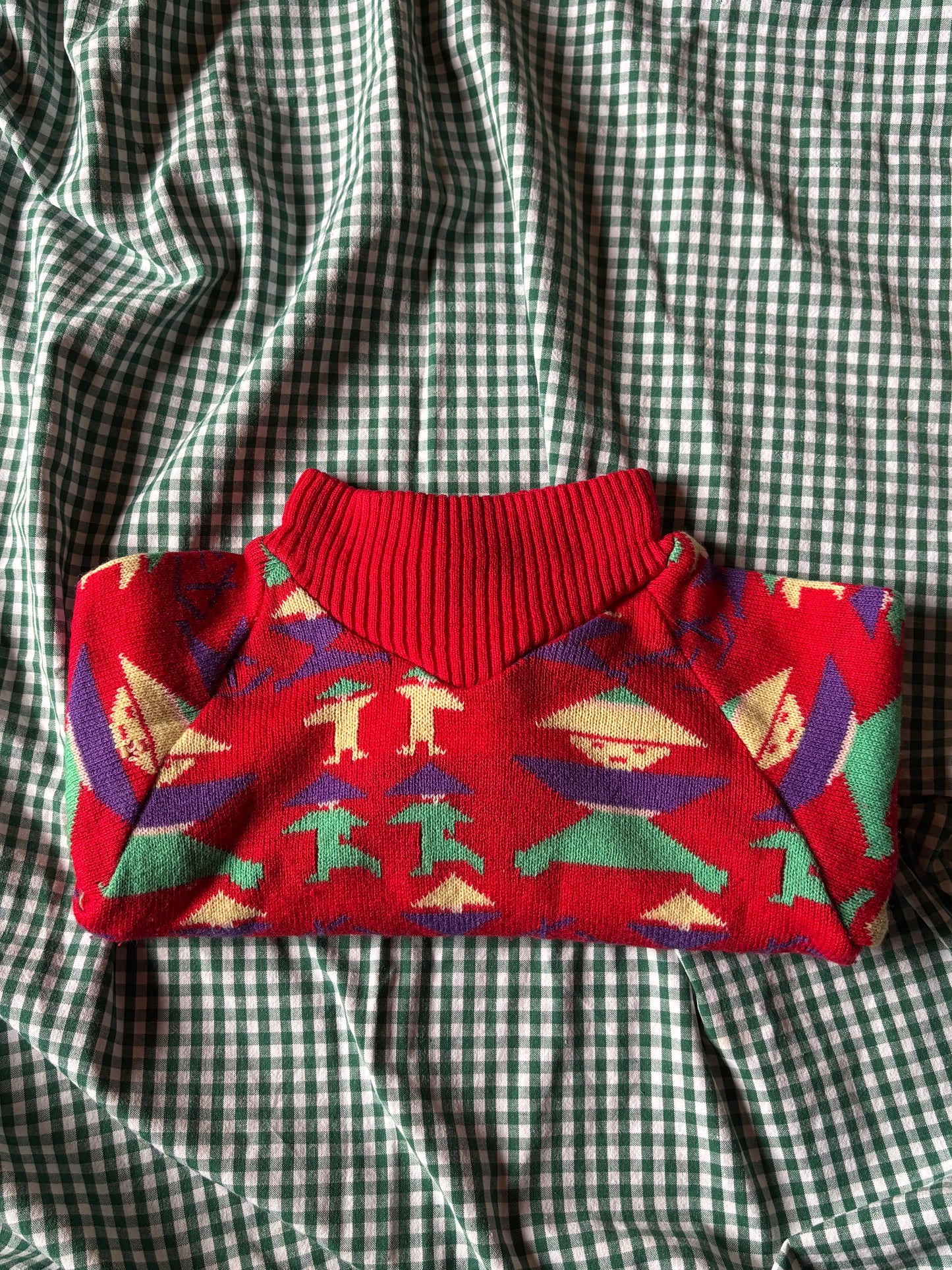 Pull enfant vintage Clayeux 4ans Made in France