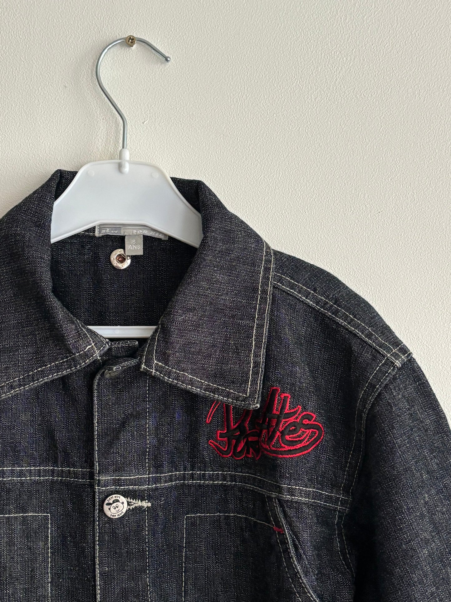 Veste en jean Best Way pirates T.6ans vintage