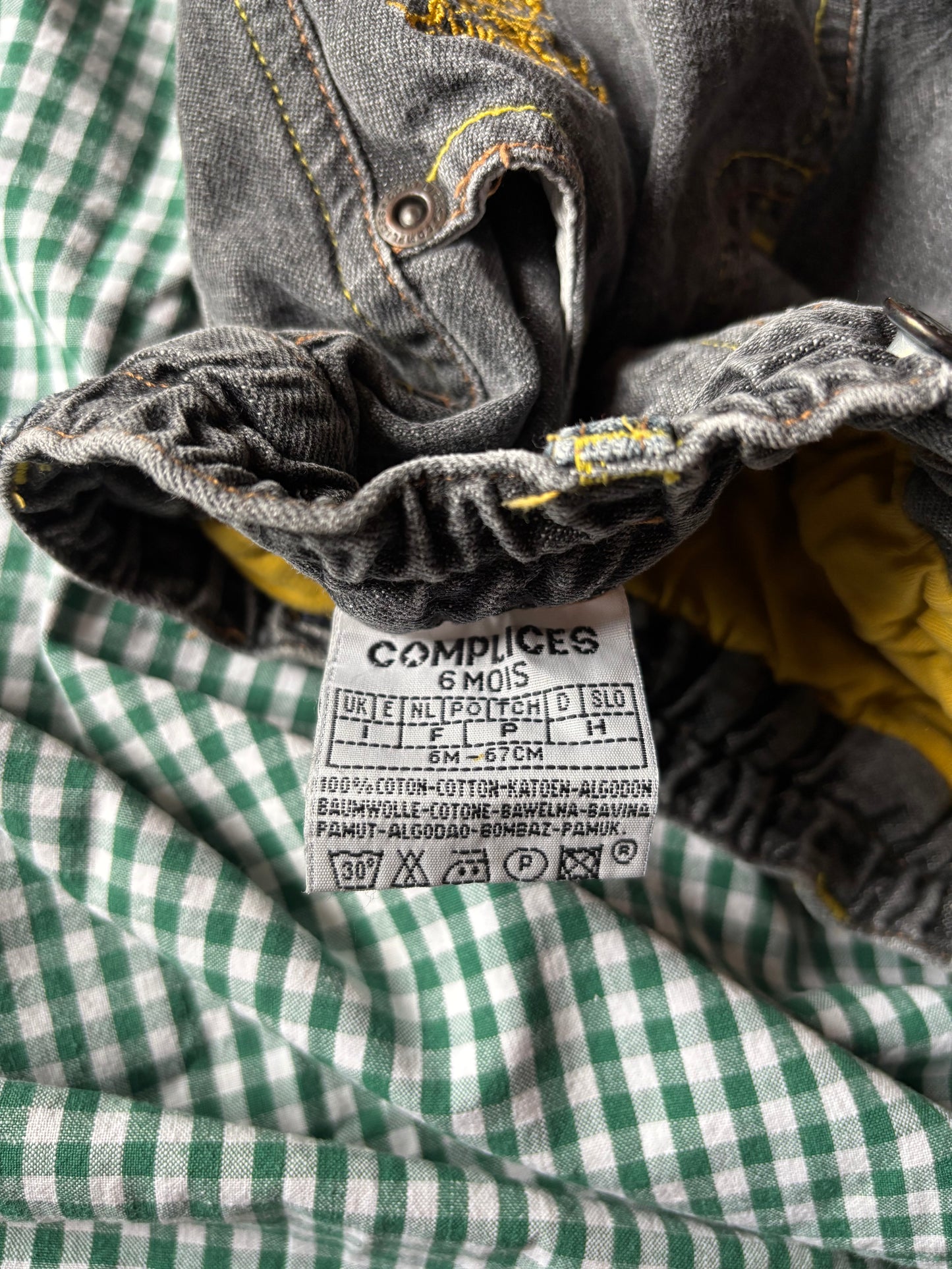 Jean gris enfant Complices 6mois