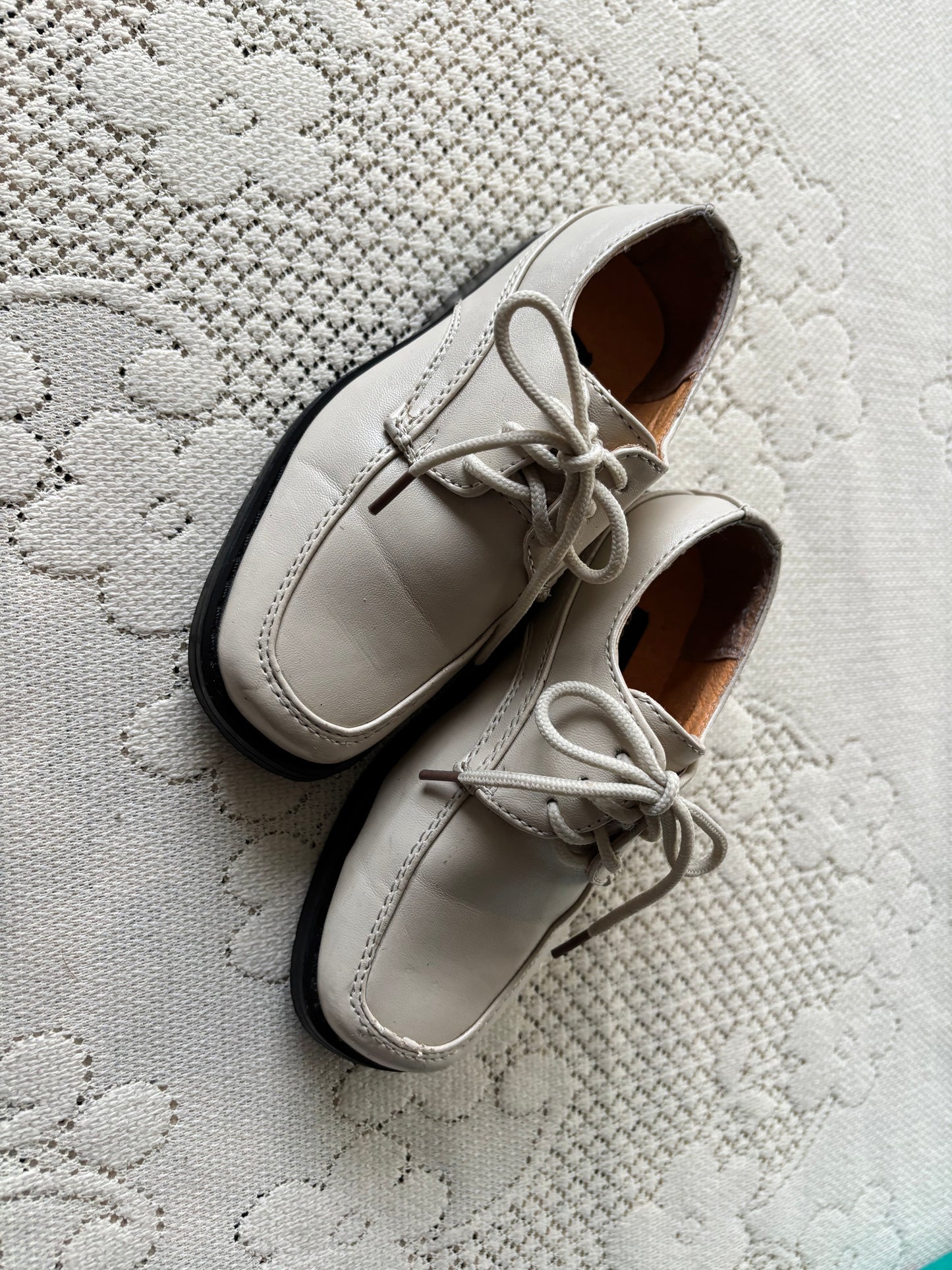 Derbies Esther enfant crème T.21
