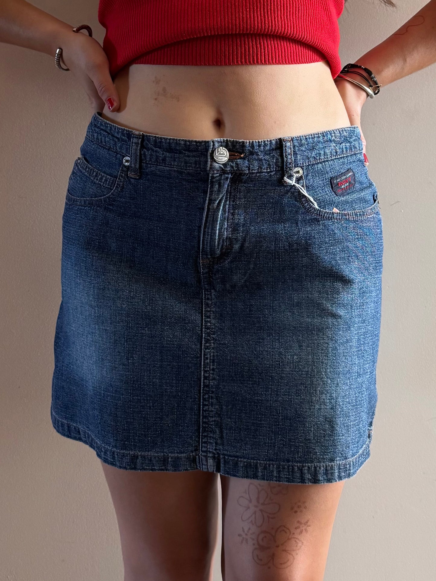 Jupe en jean vintage Roxy T.38/40
