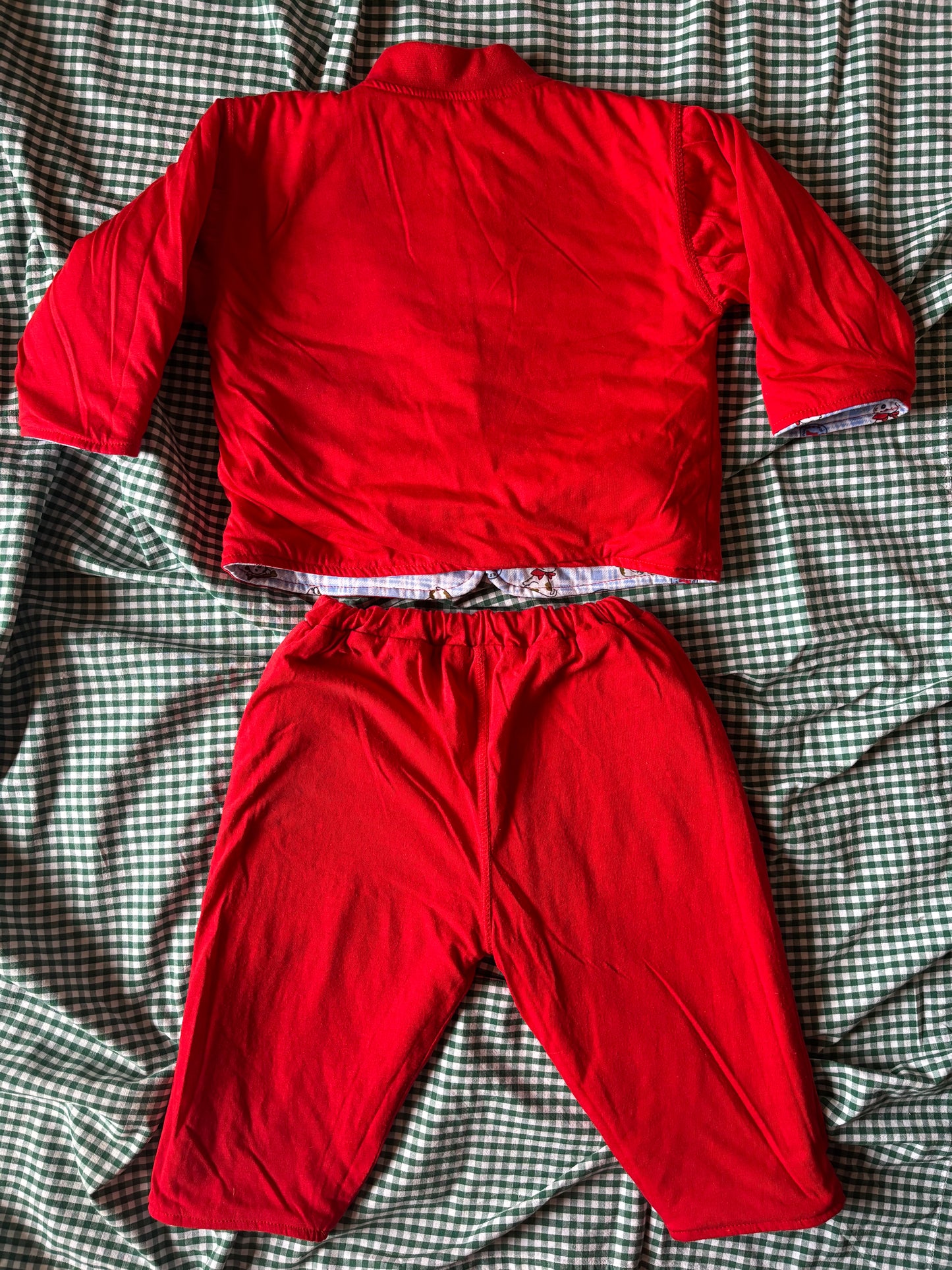 Pyjama vintage motif chien réversible 12mois