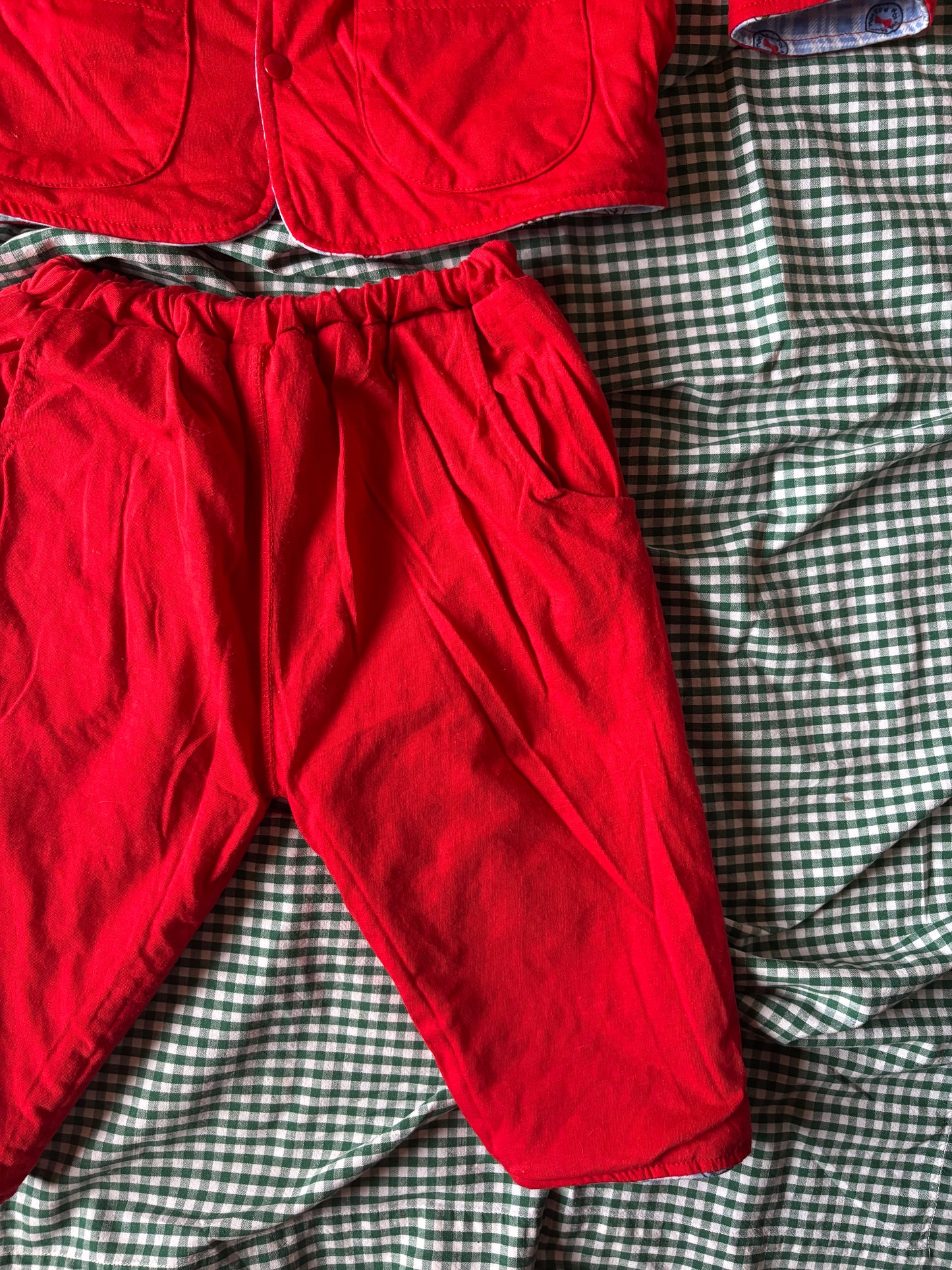 Pyjama vintage motif chien réversible 12mois