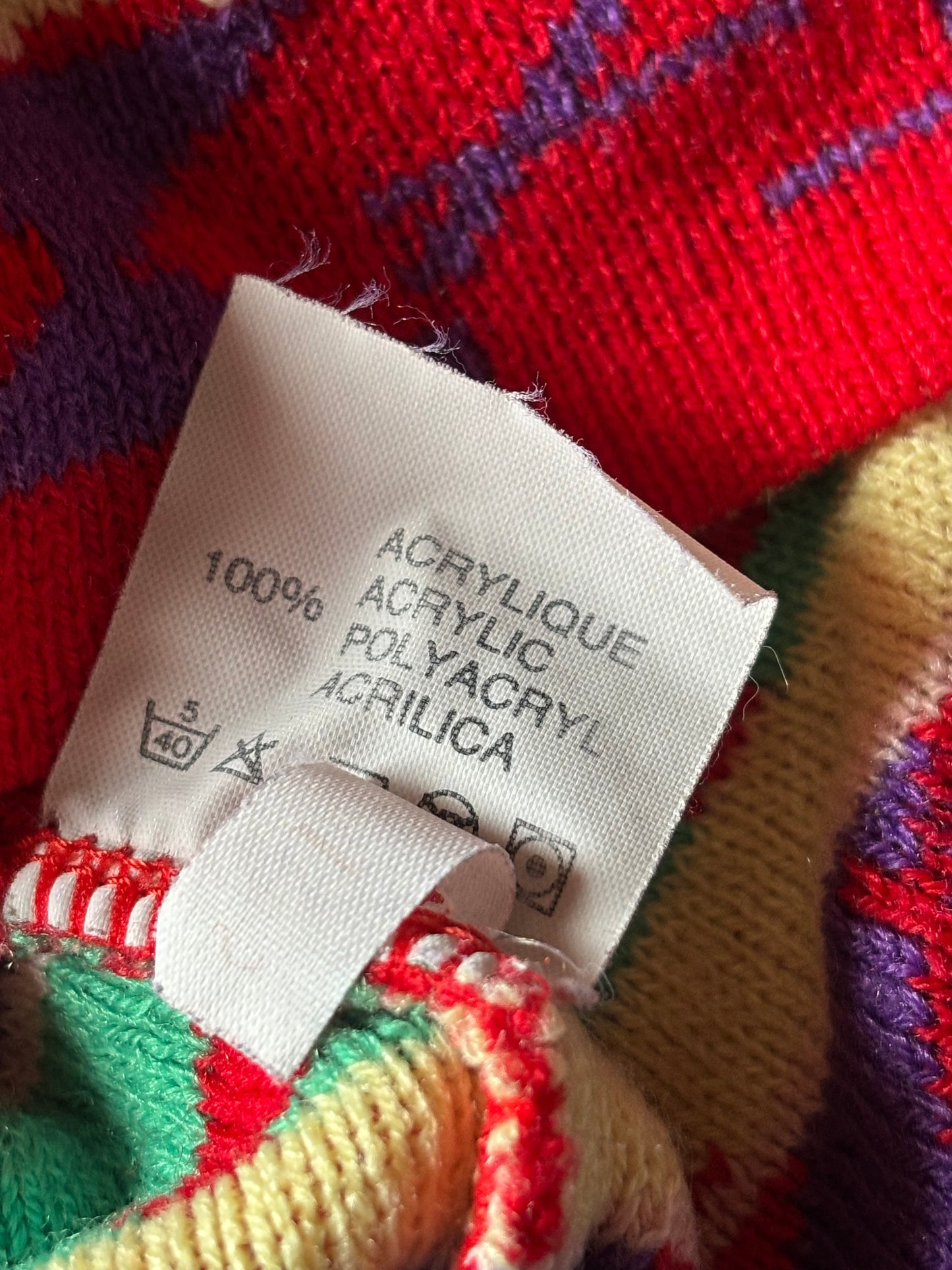 Pull enfant vintage Clayeux 4ans Made in France