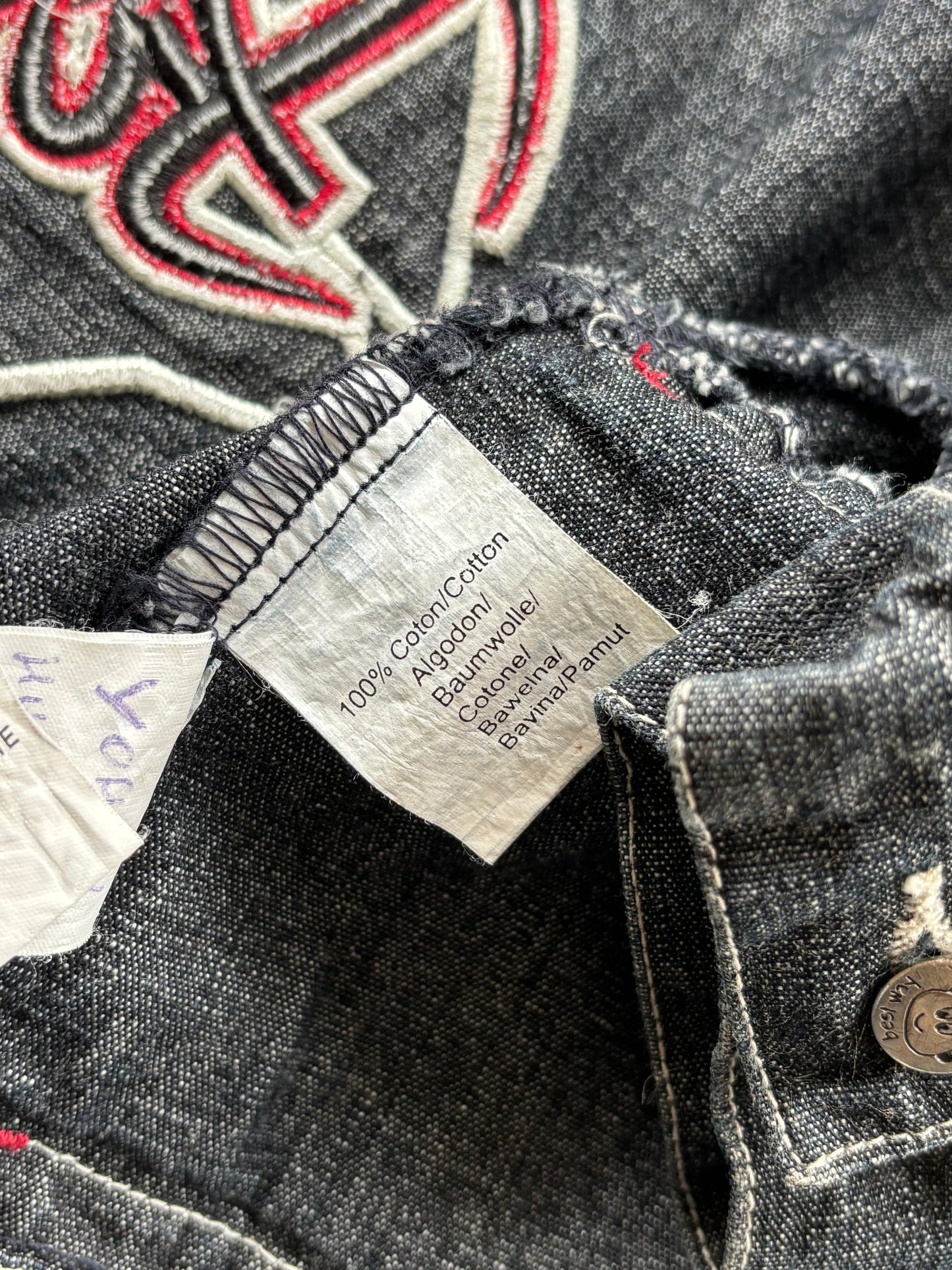 Veste en jean Best Way pirates T.6ans vintage