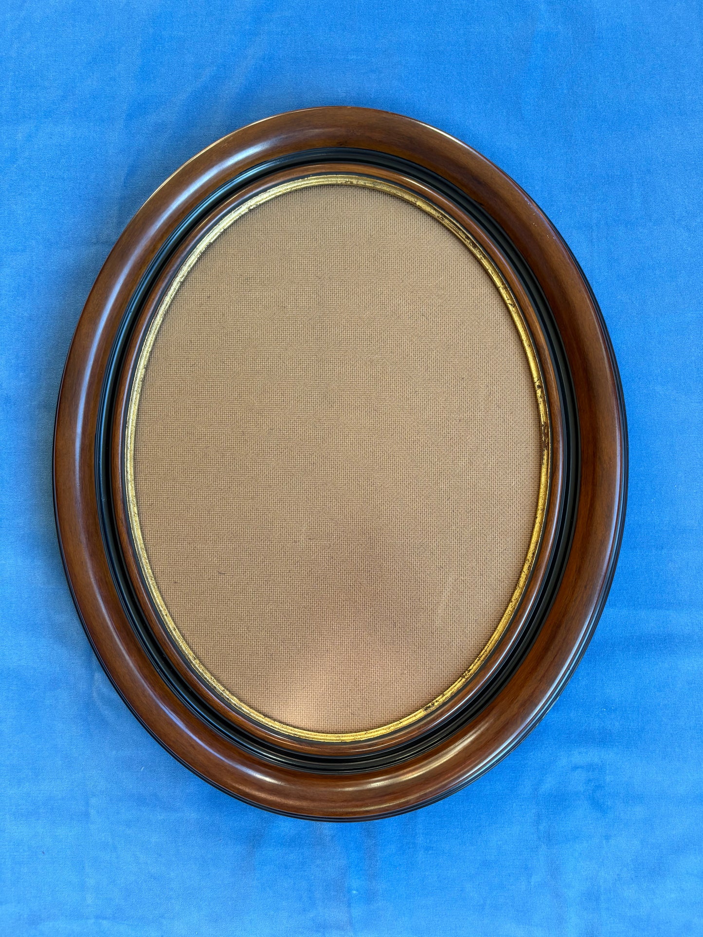 Cadre ovale en bois Deknudt