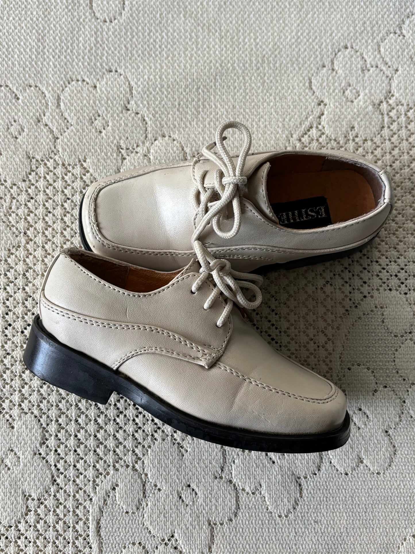 Derbies Esther enfant crème T.21
