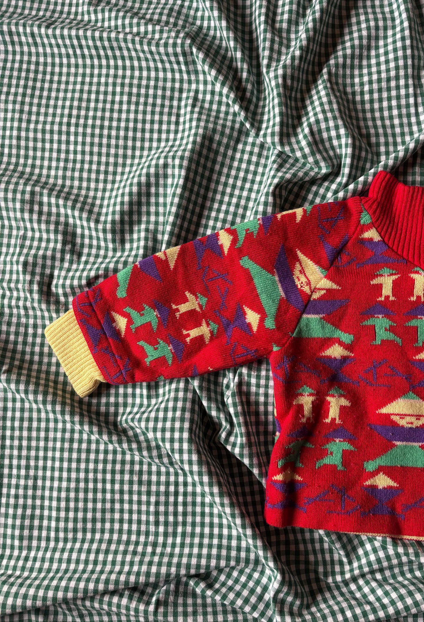 Pull enfant vintage Clayeux 4ans Made in France