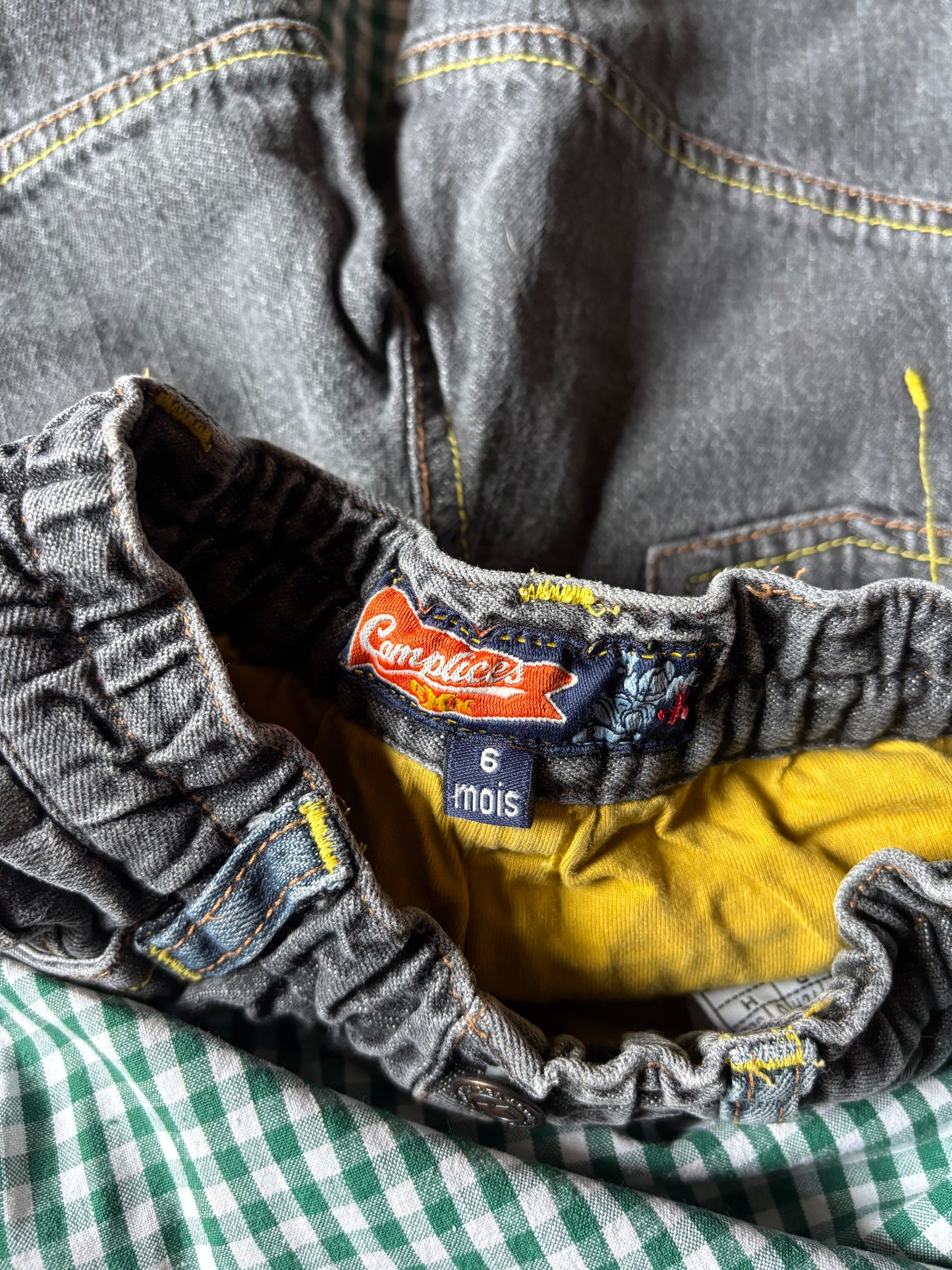 Jean gris enfant Complices 6mois