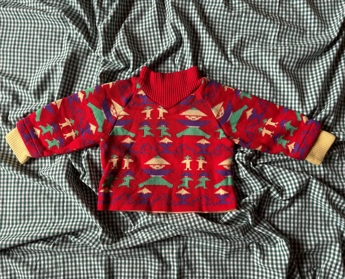 Pull enfant vintage Clayeux 4ans Made in France