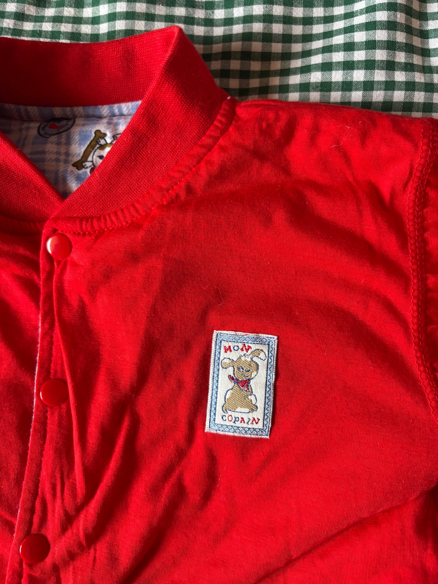 Pyjama vintage motif chien réversible 12mois