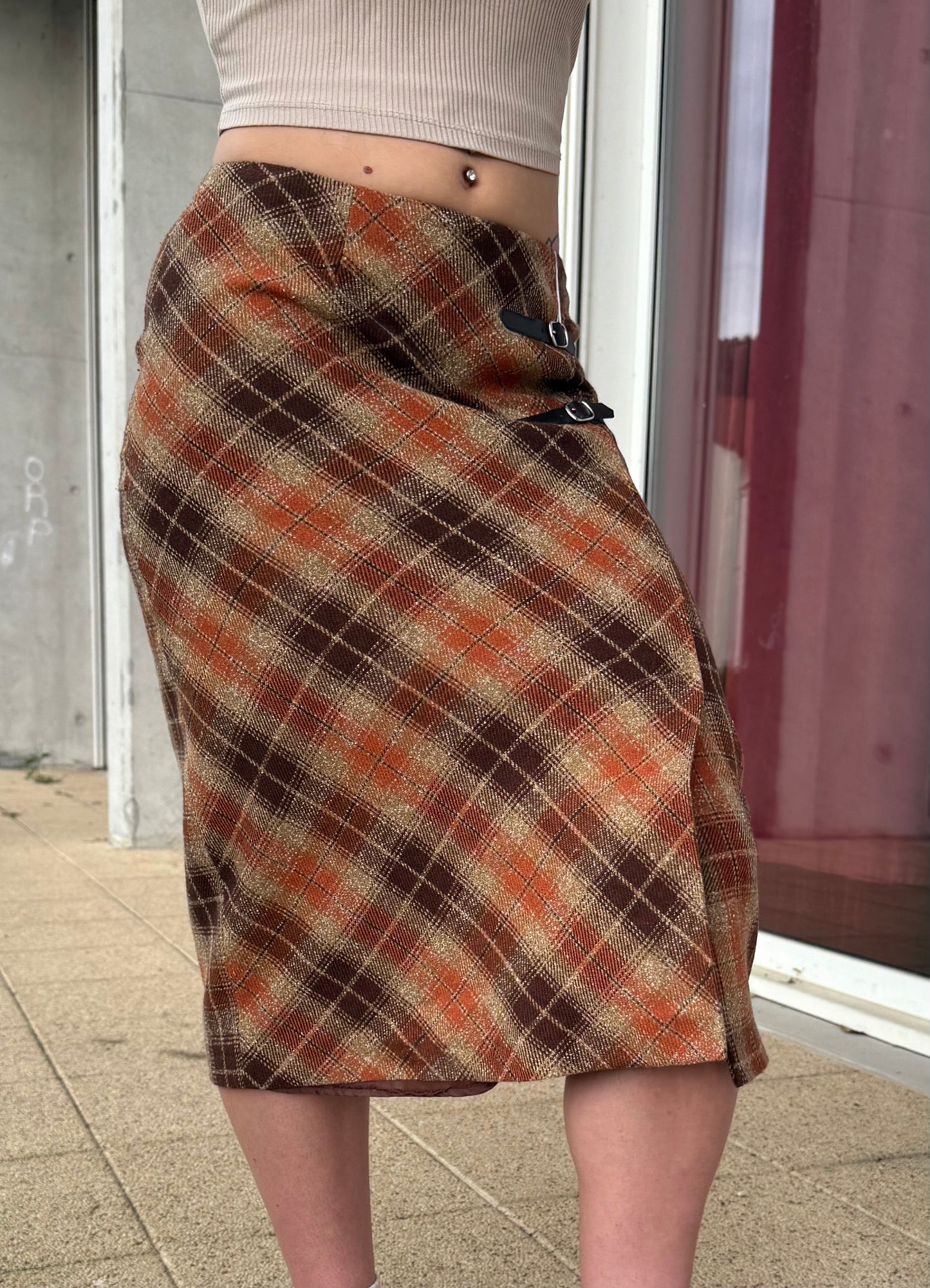 Jupe en tartan Lewinger T.38