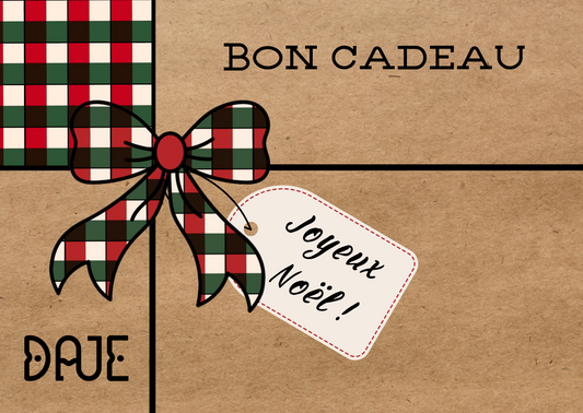 Bon cadeau Noël Daje