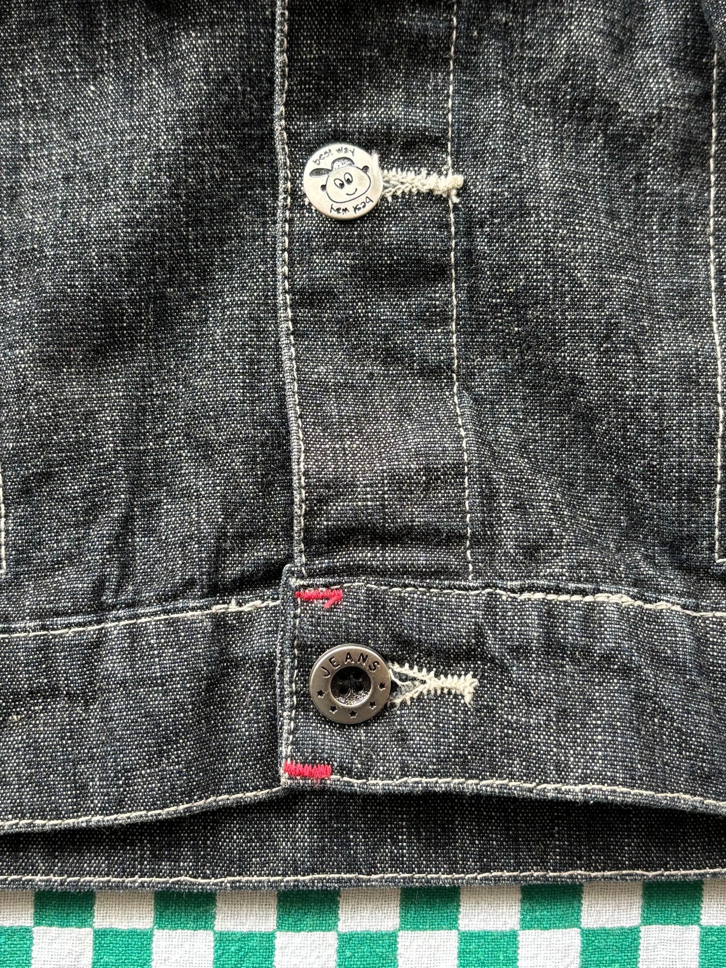 Veste en jean Best Way pirates T.6ans vintage