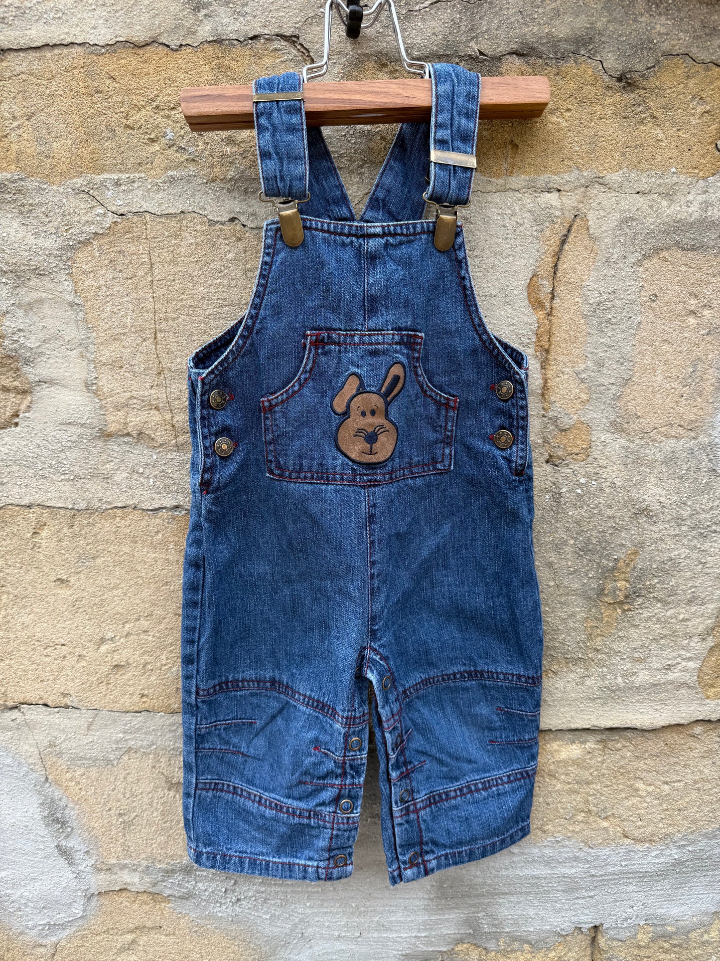Salopette vintage enfant T.12mois DOG