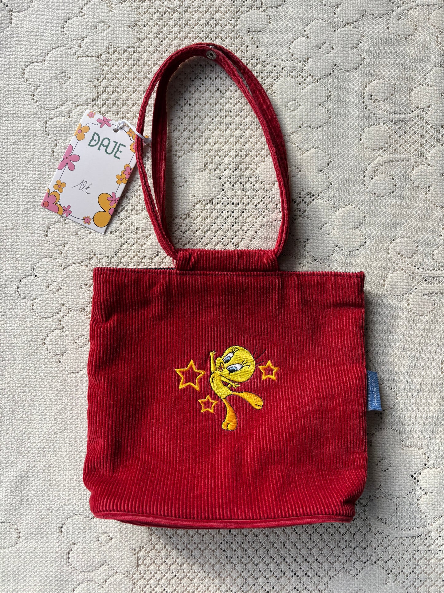 Sac à main en velours côtelé Titi Warner Bros.