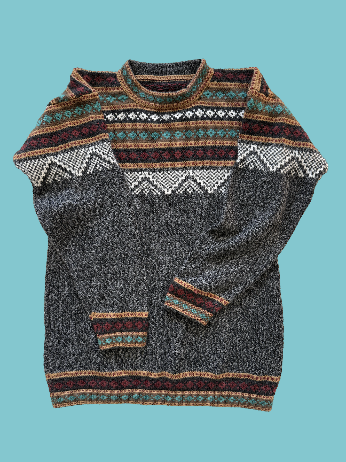 Pull d'hiver doux à motifs T.S-M