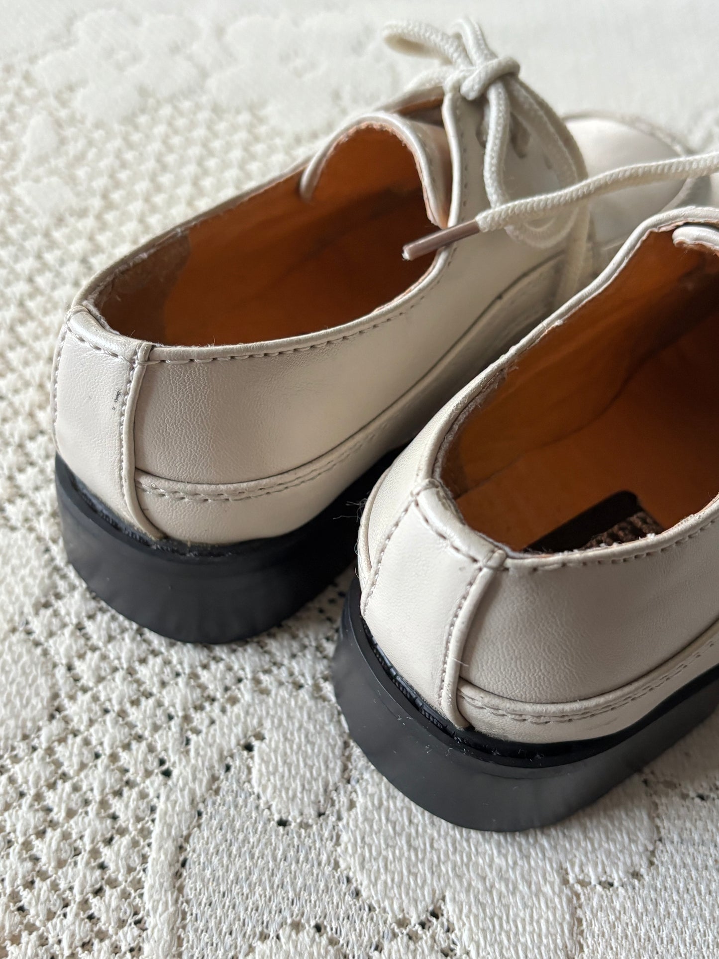 Derbies Esther enfant crème T.21