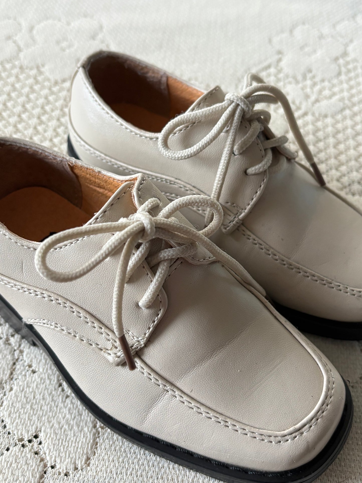 Derbies Esther enfant crème T.21