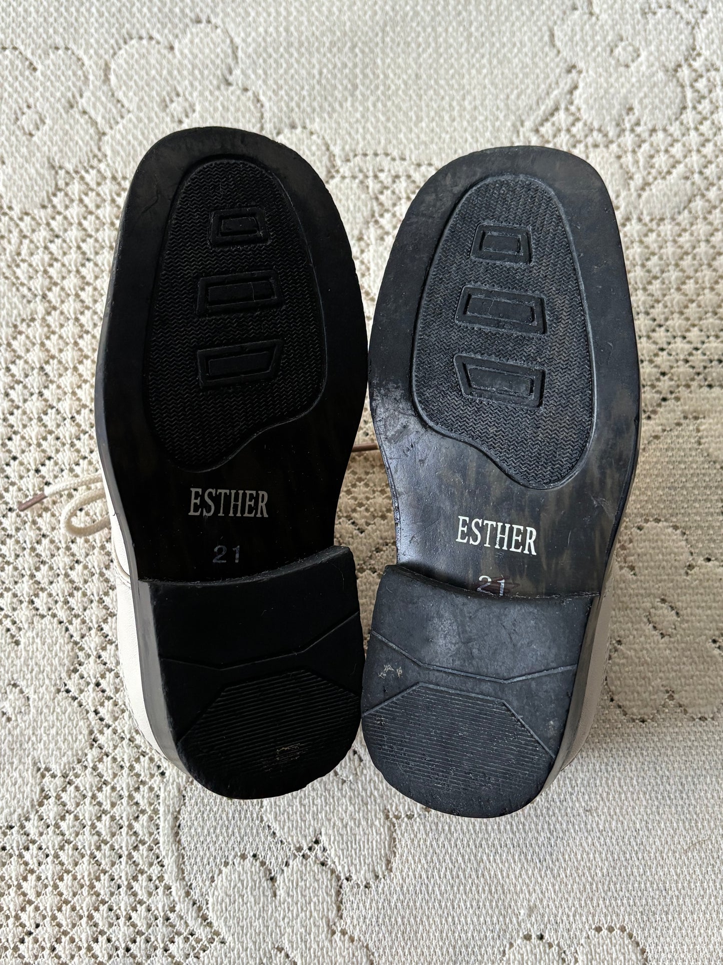 Derbies Esther enfant crème T.21