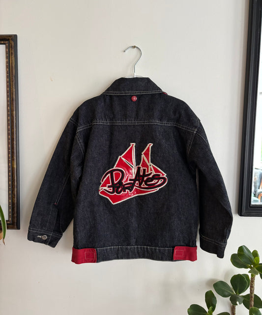 Veste en jean Best Way pirates T.6ans vintage