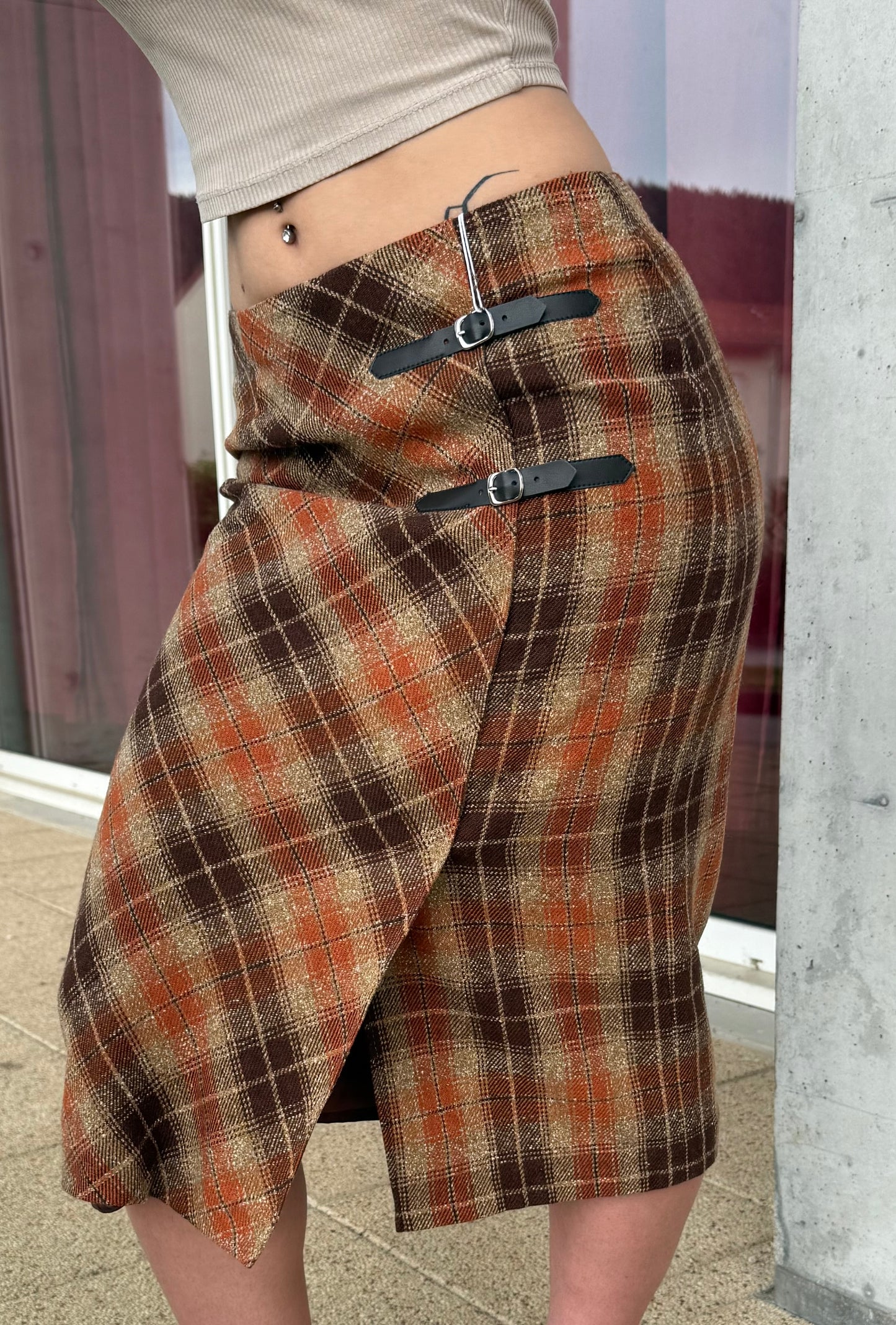 Jupe en tartan Lewinger T.38