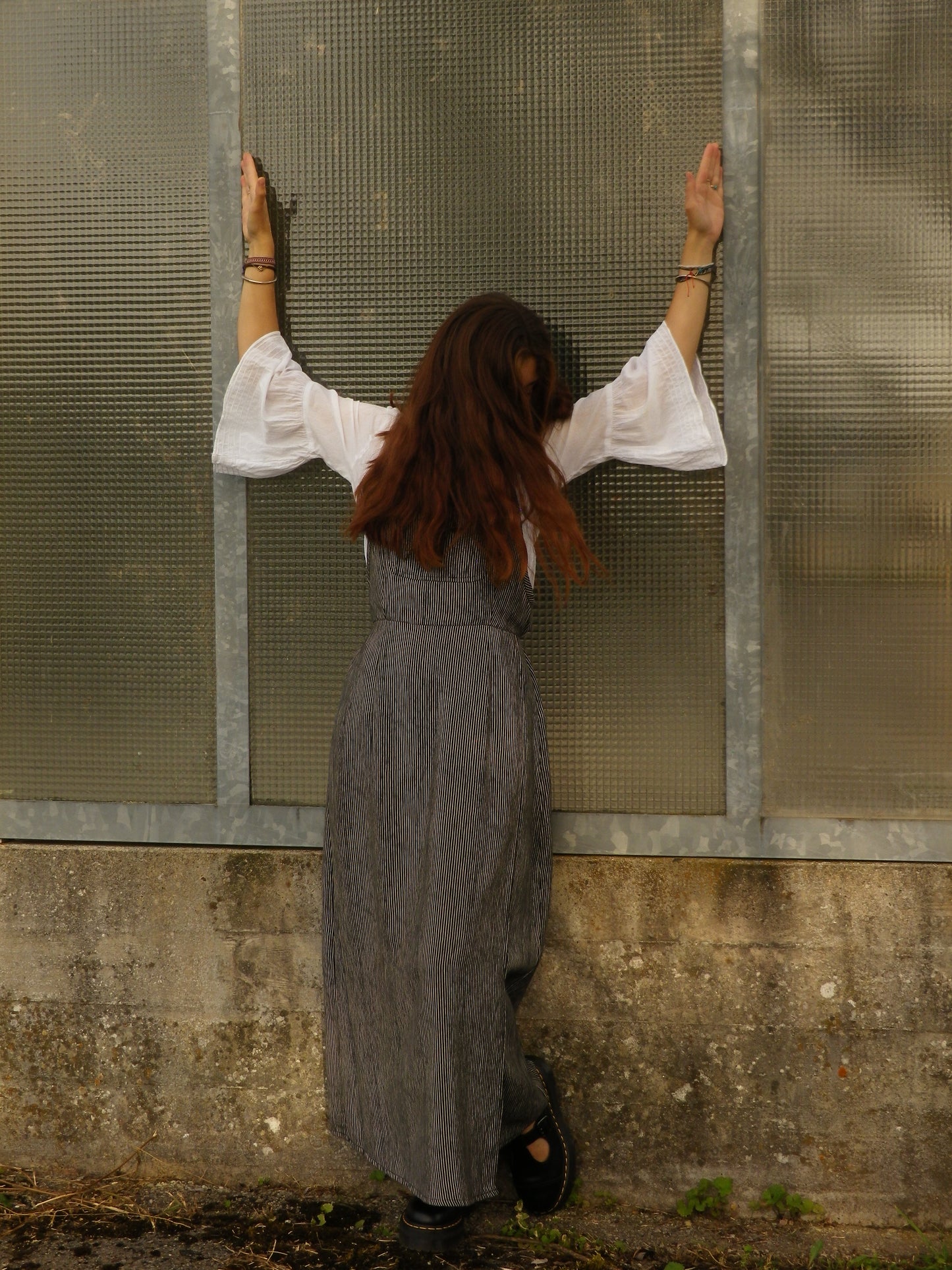 Robe longue à rayures T.S-M-L