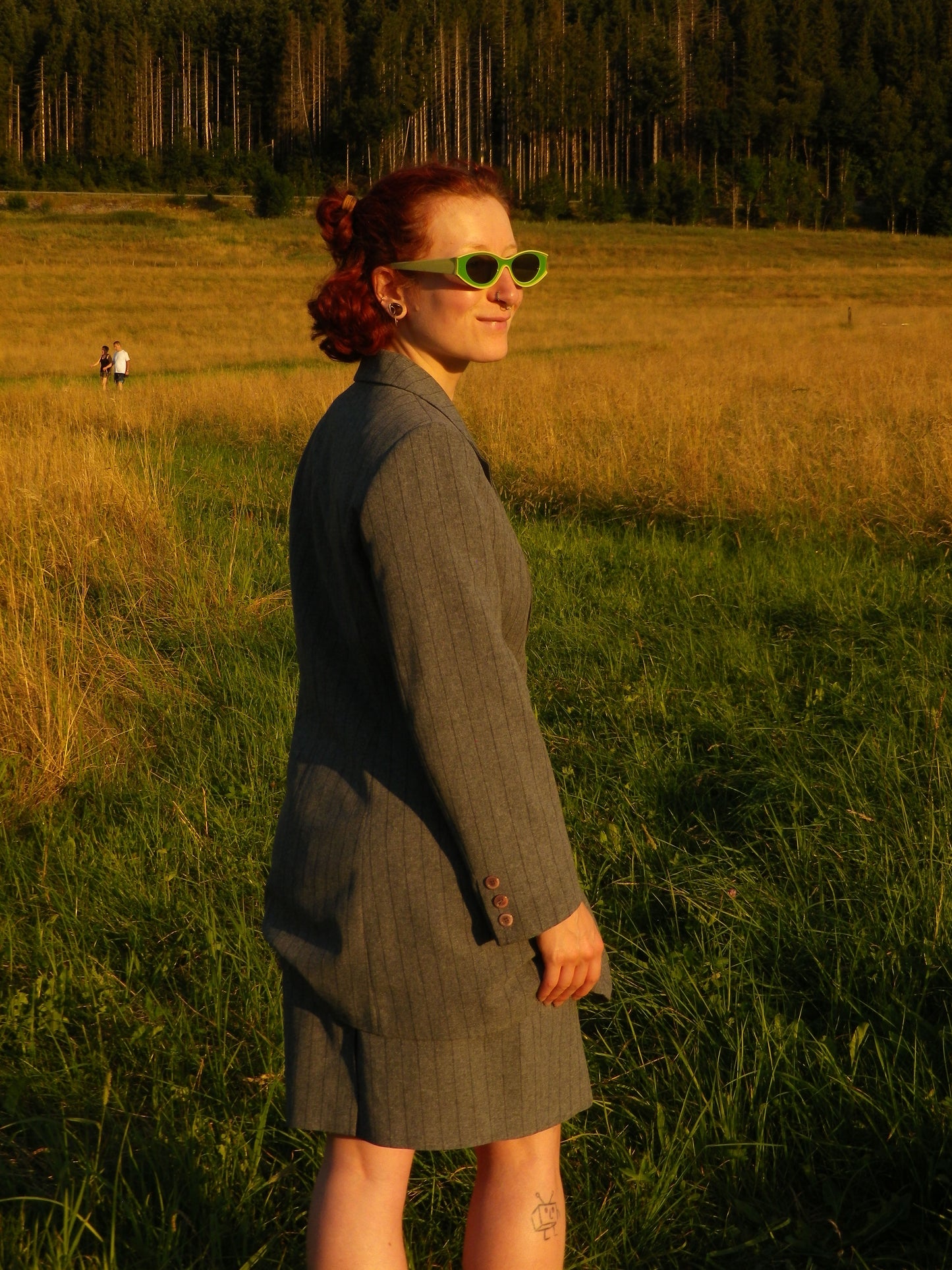 Ensemble jupe & veste blazer Victoria Cruse Paris T.40