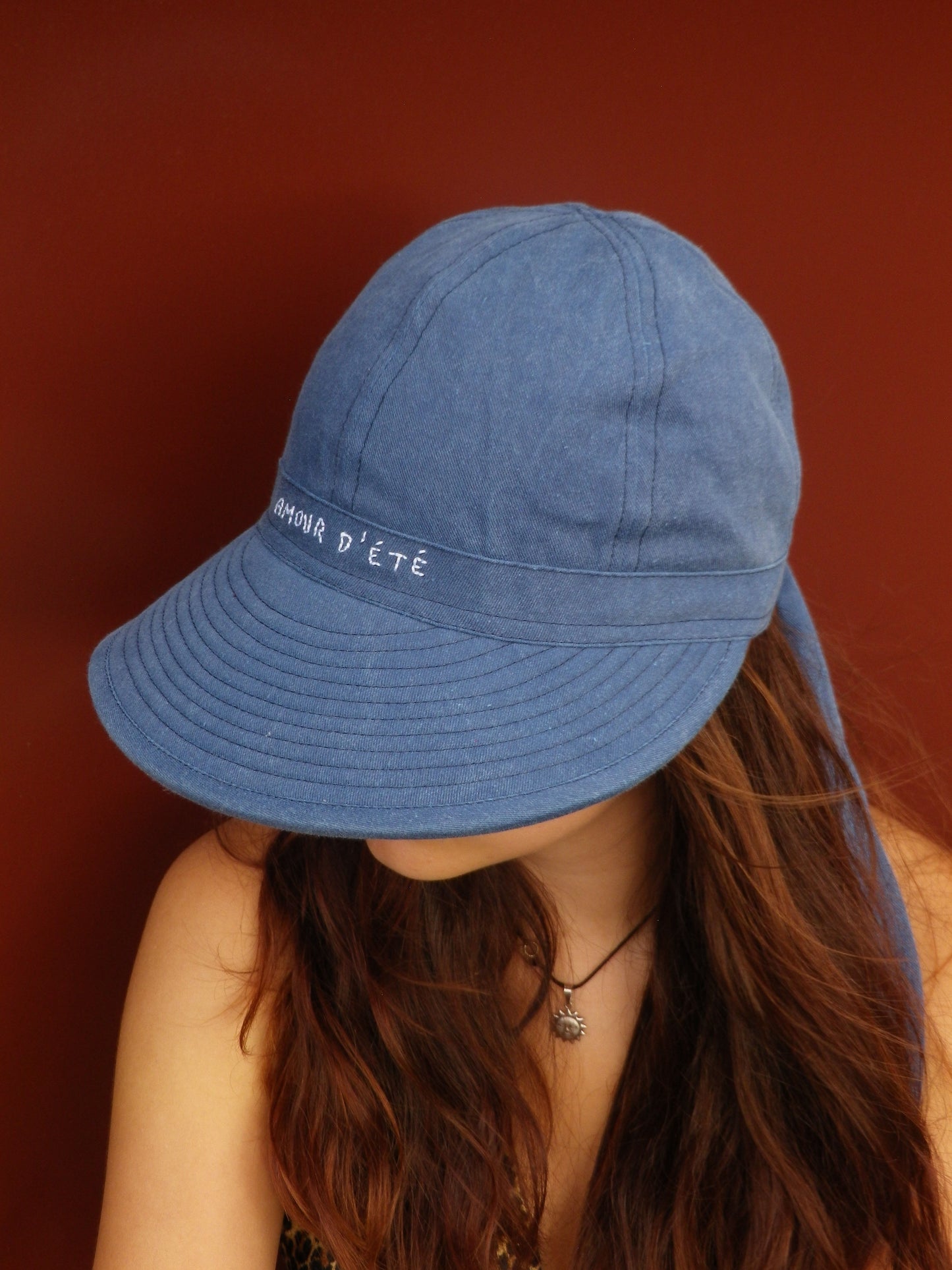 Casquette broderie "amour d'été"