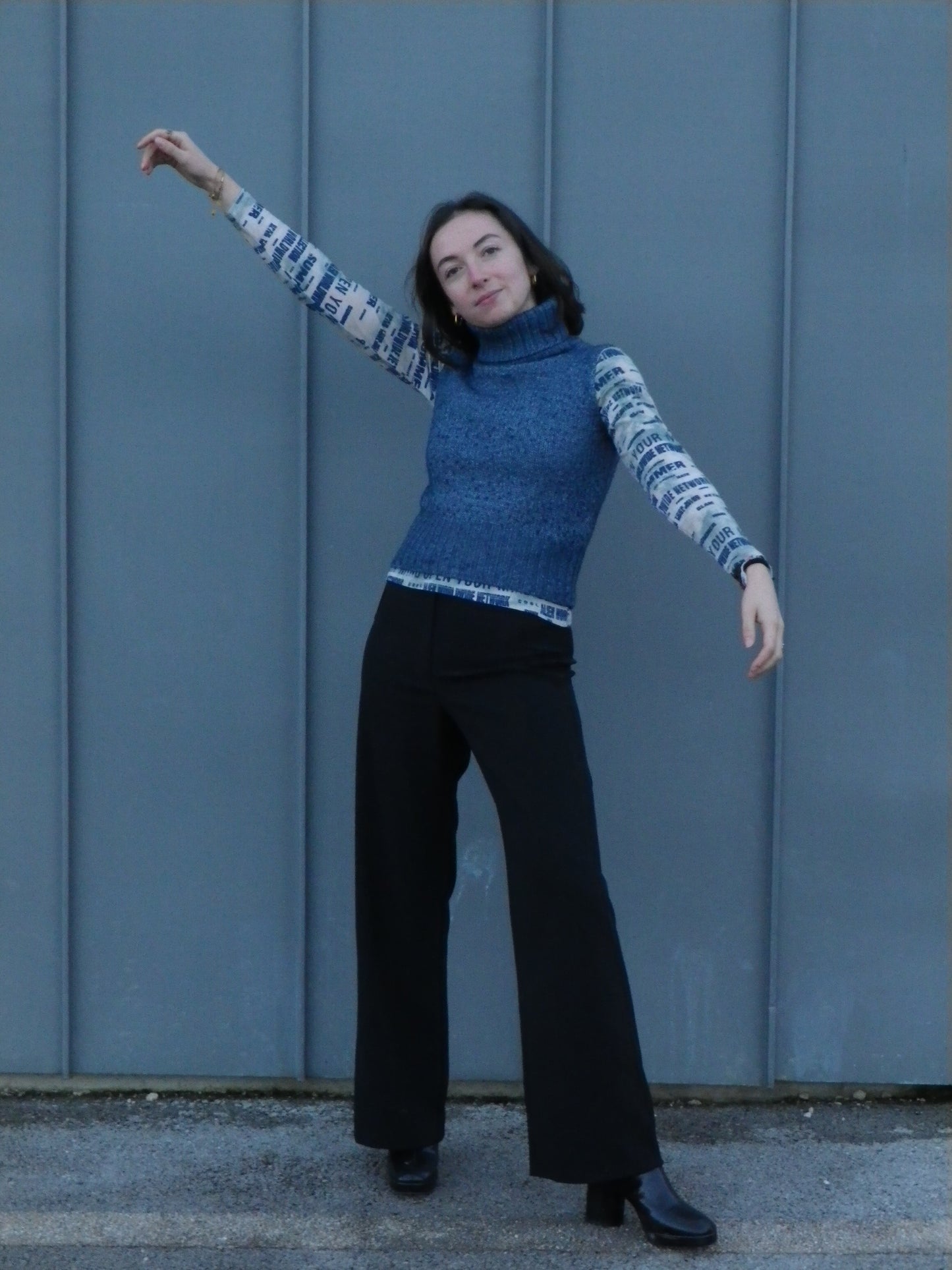 Pantalon noir Christine Laure T.38