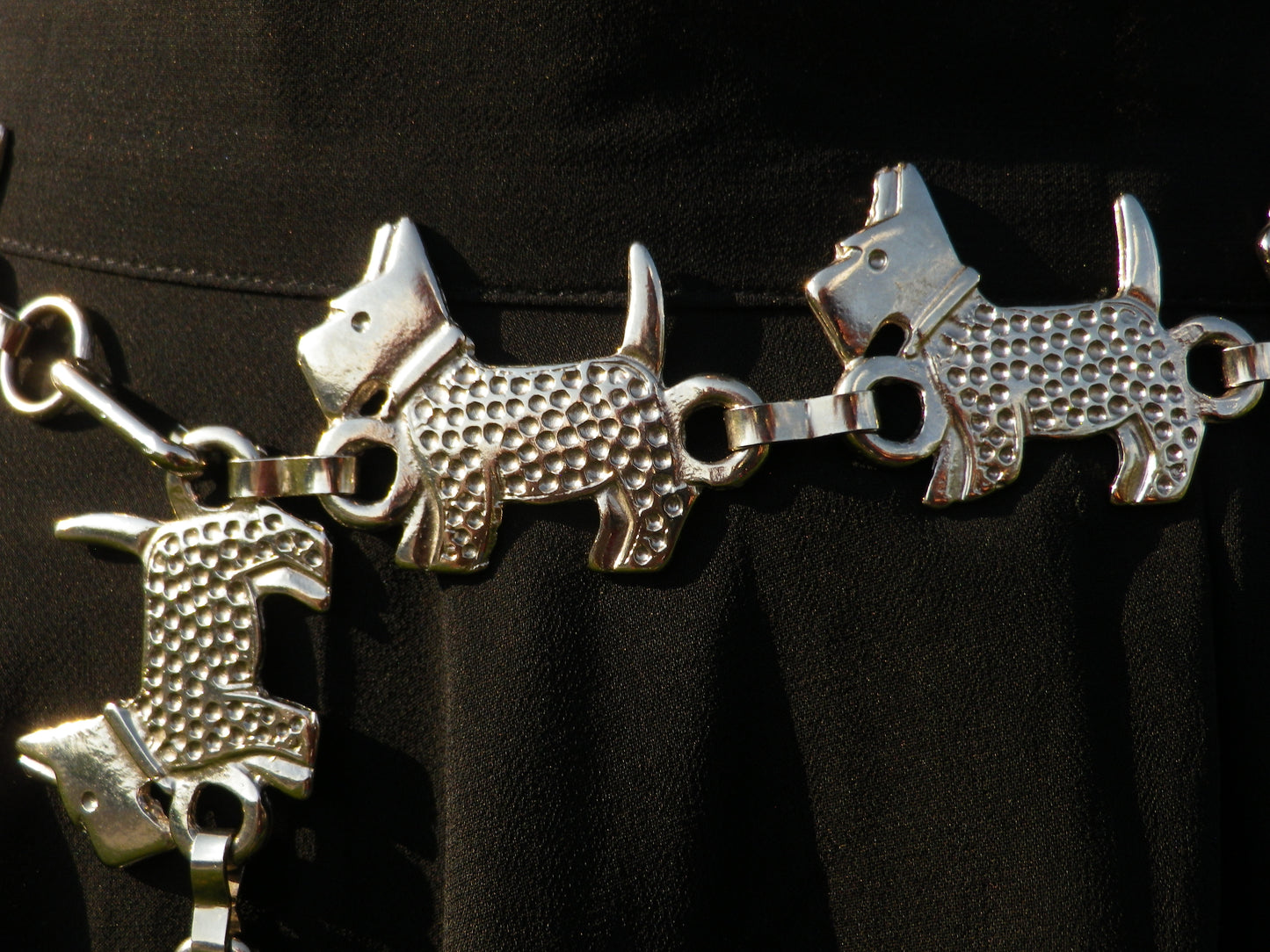 Ceinture chaîne en métal argenté Chipie