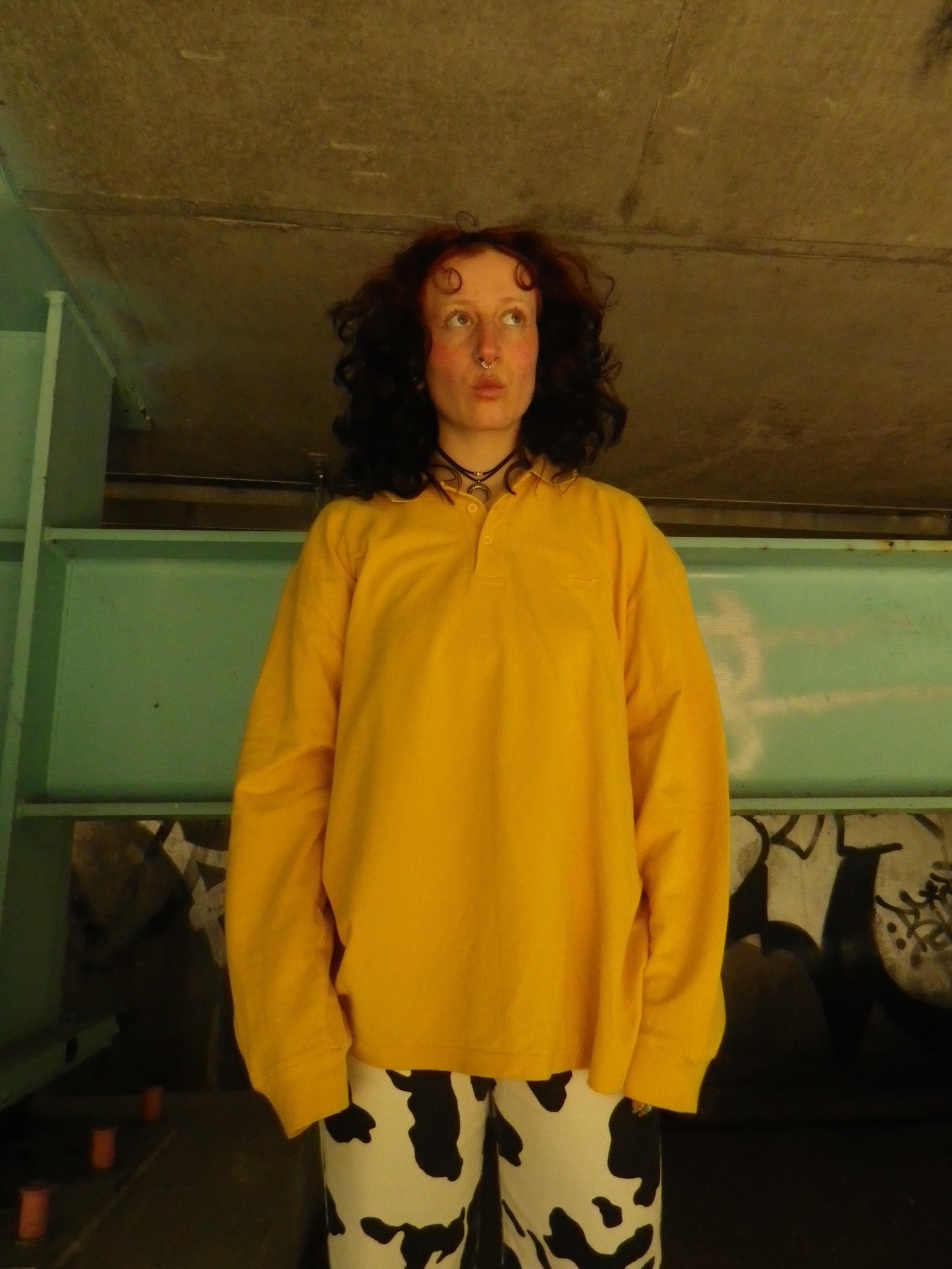 Polo jaune à manches longues Deep Valley T.XXL